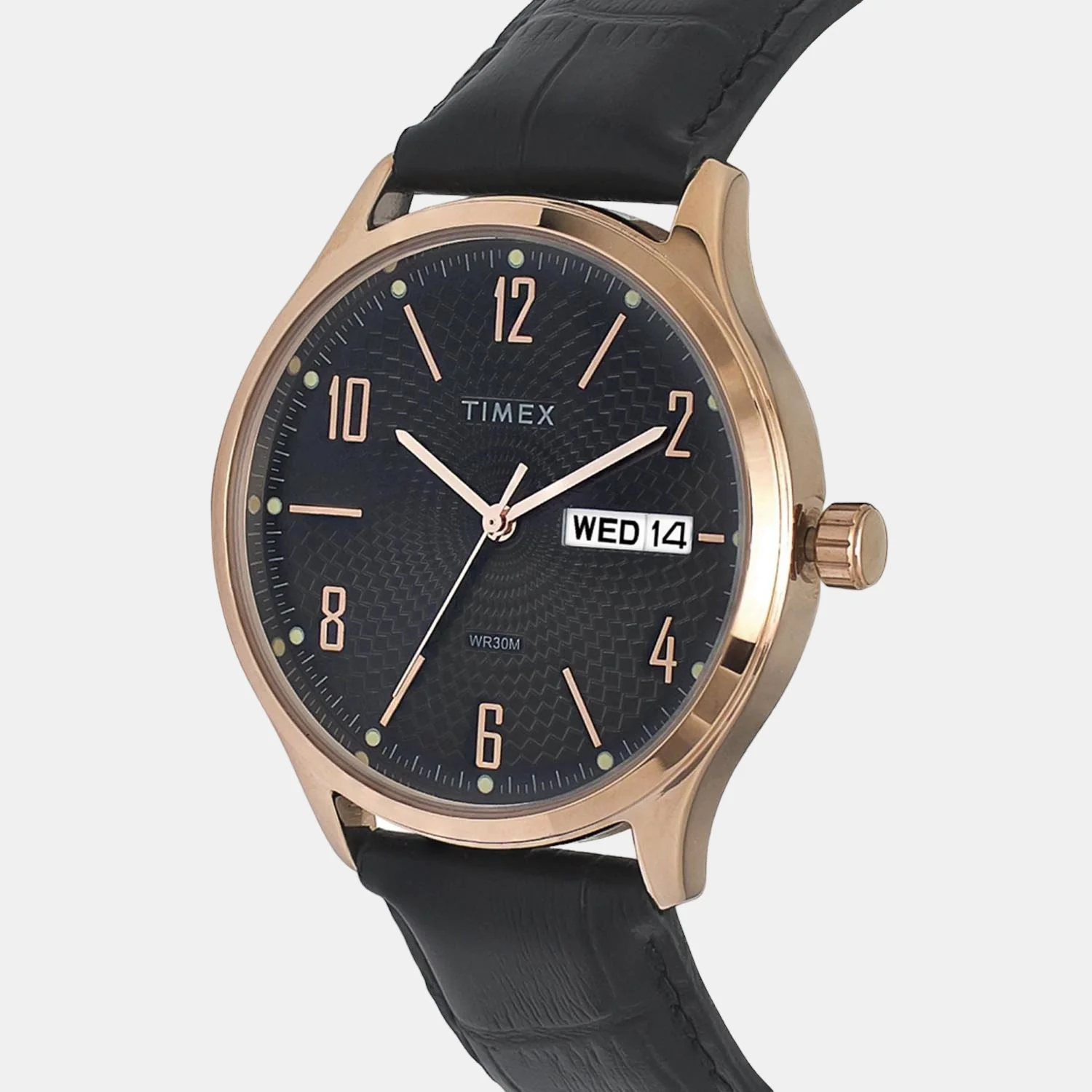 Classics Men Quartz Black Dial Analog Leather Watch TW0TG6516 - Image 3