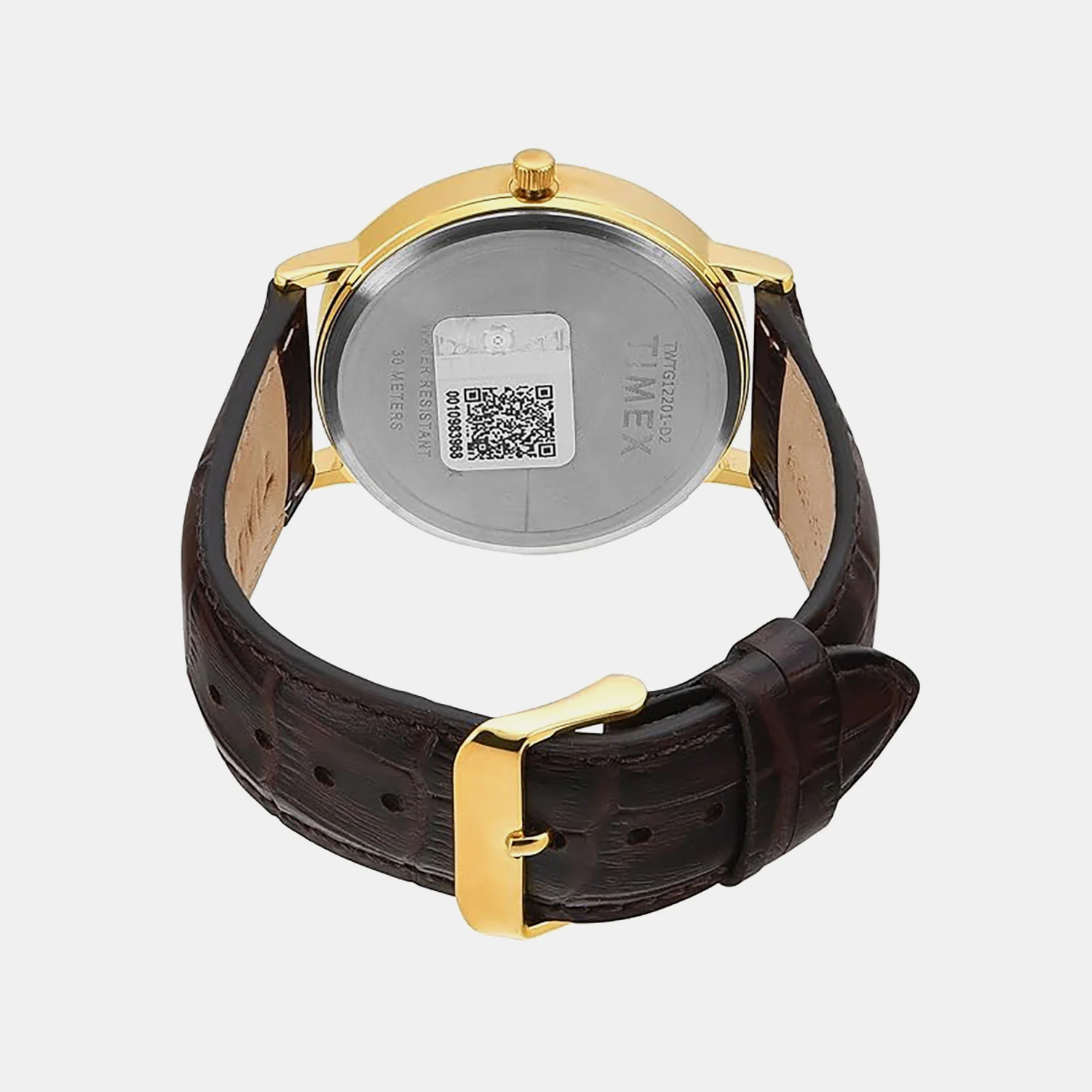 Classics Men Quartz Champagne Dial Analog Leather Watch TWTG12201 - Image 6