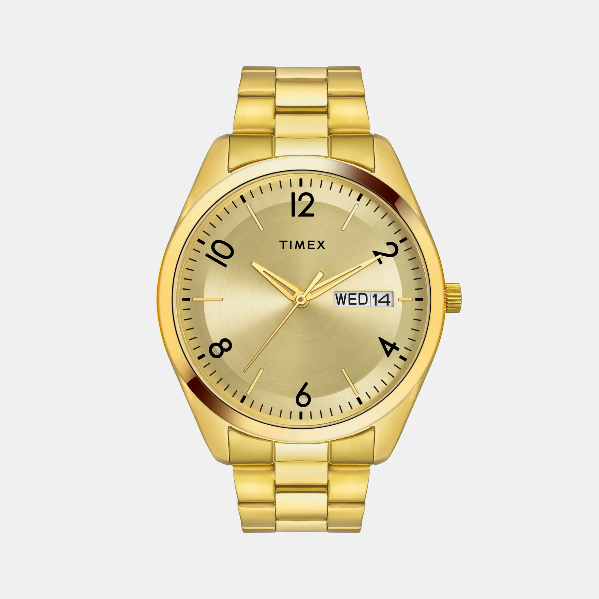 Classics Men Quartz Champagne Dial Analog Stainless Steel Watch TWTG10403 - Image 5