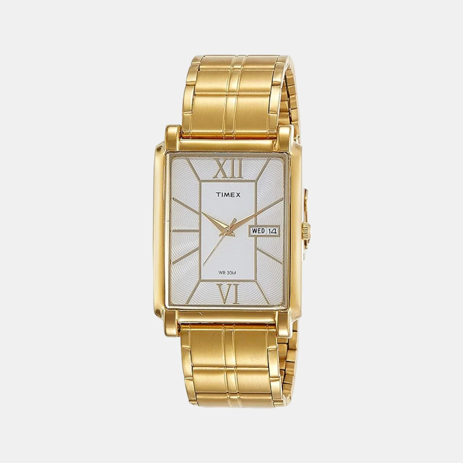 Classics Men Quartz Silver Dial Analog Stainless Steel Watch TW000W905