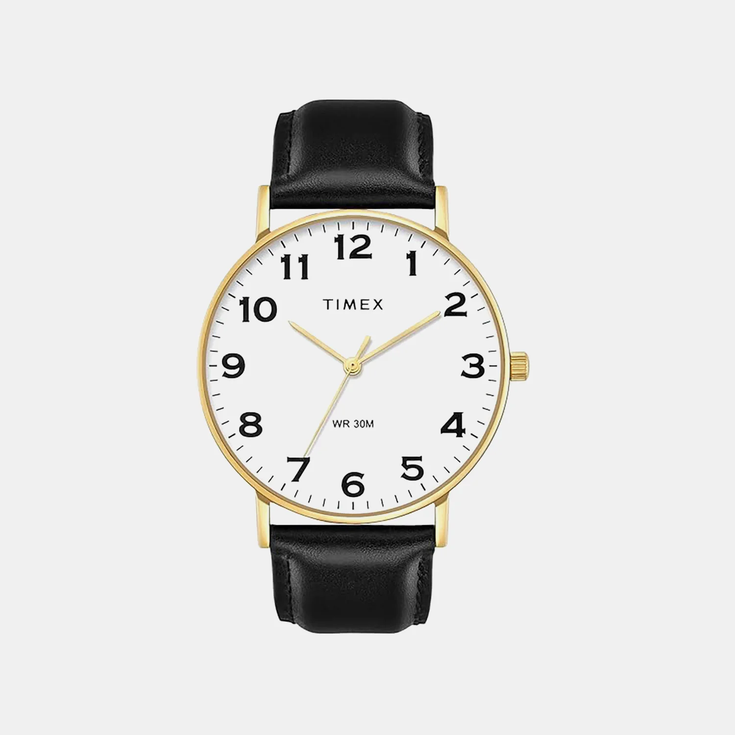 Classics Men Quartz White Dial Analog Leather Watch TWTG12202