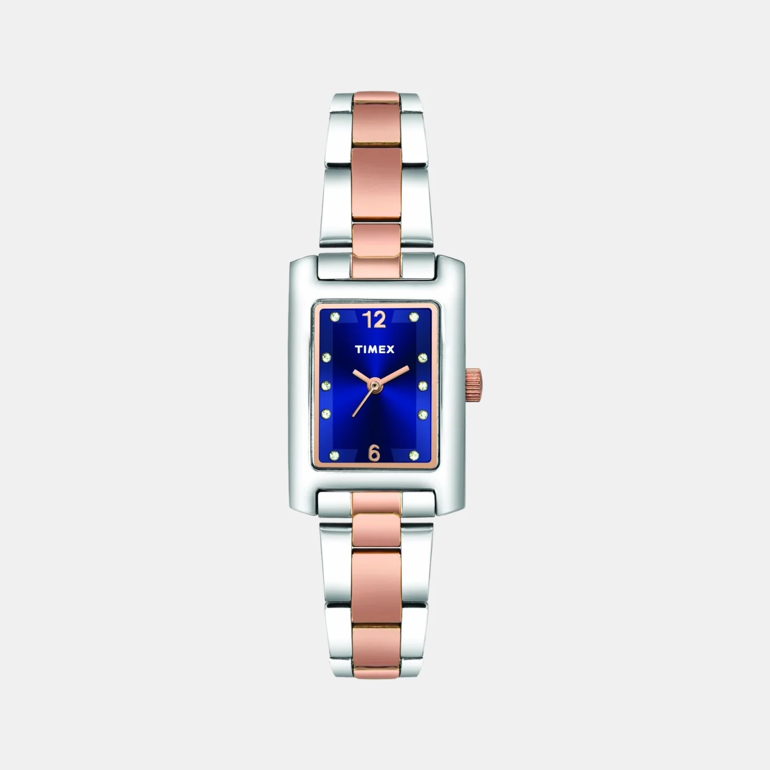 Classics Women Quartz Blue Dial Analog Stainless Steel Watch TWTL10605