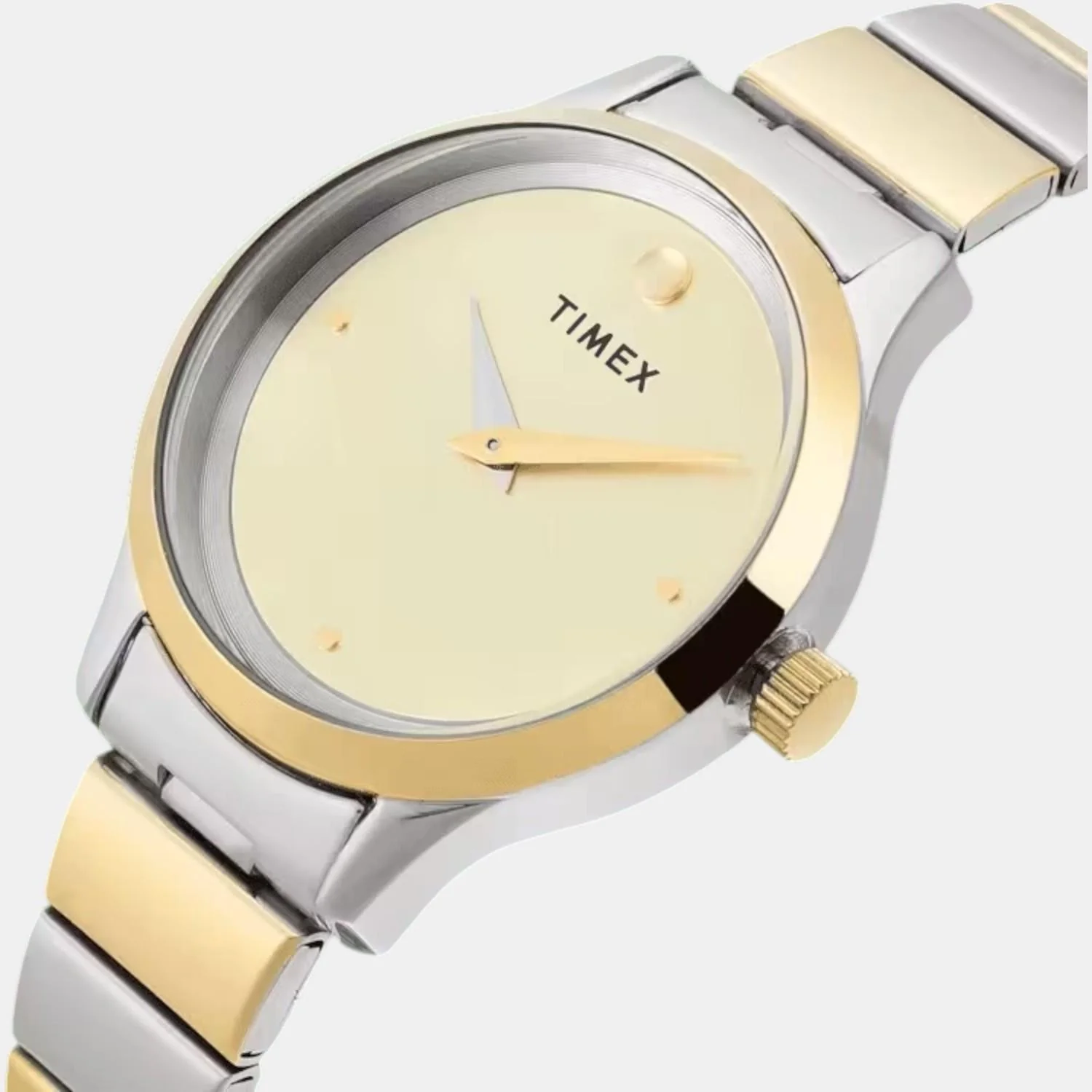 Classics Women Quartz Champagne Dial Analog Stainless Steel Watch TWTL13701 - Image 3