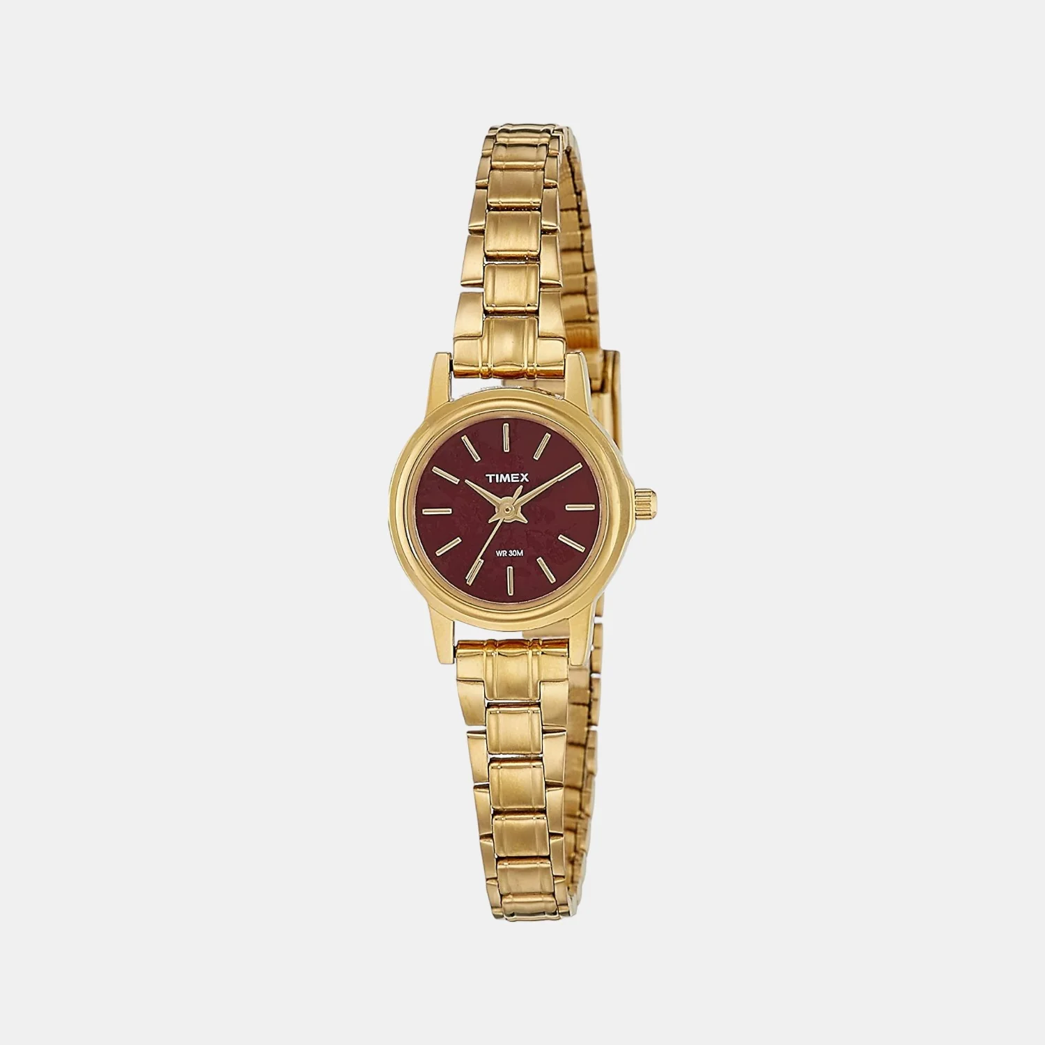 Classics Women Quartz Red Dial Analog Stainless Steel Watch TW000CS20