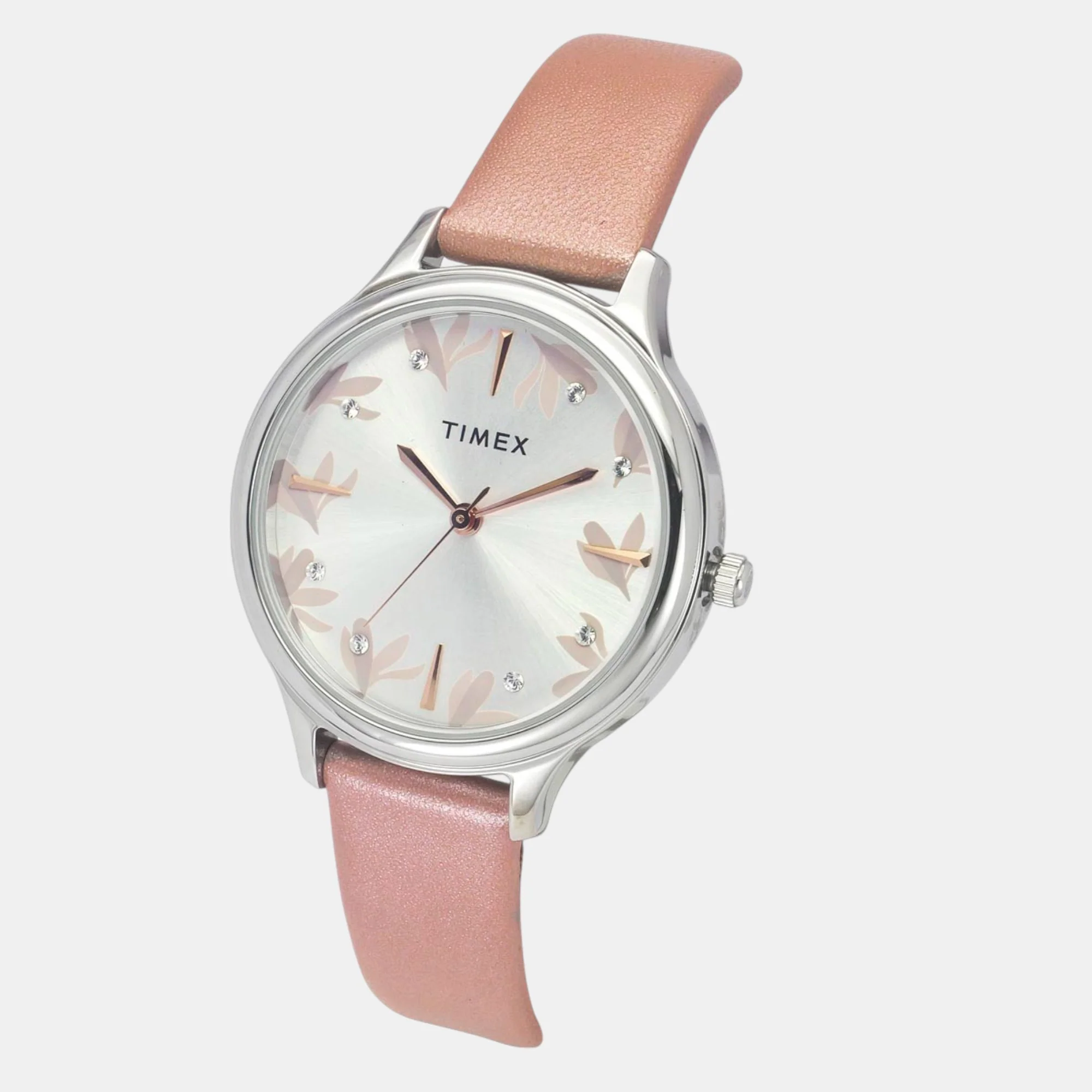 Classics Women Quartz Silver Dial Analog Leather Watch TWTL12107 - Image 2
