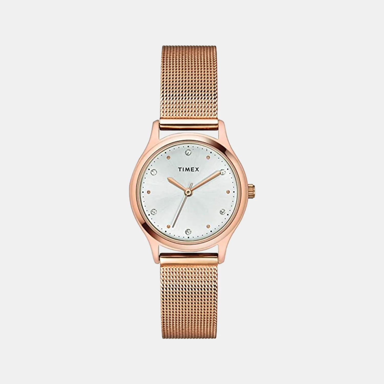 Classics Women Quartz Silver Dial Analog Mesh Watch TW0TL8709