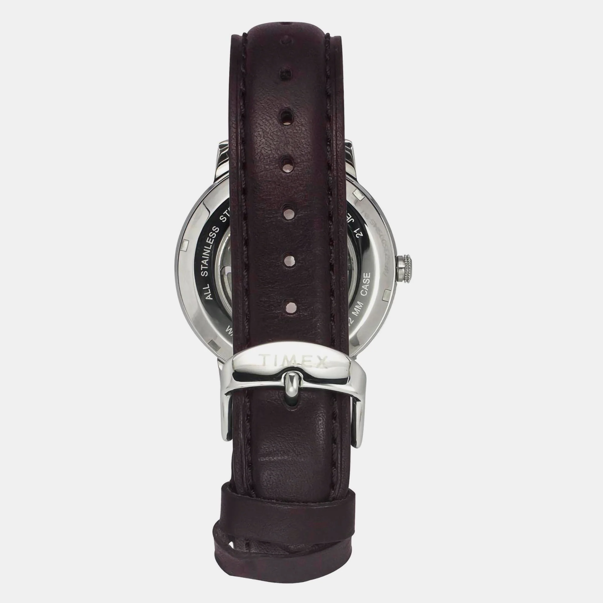 E Class Men Automatic Green Dial Analog Leather Watch TWEG16718 - Image 4