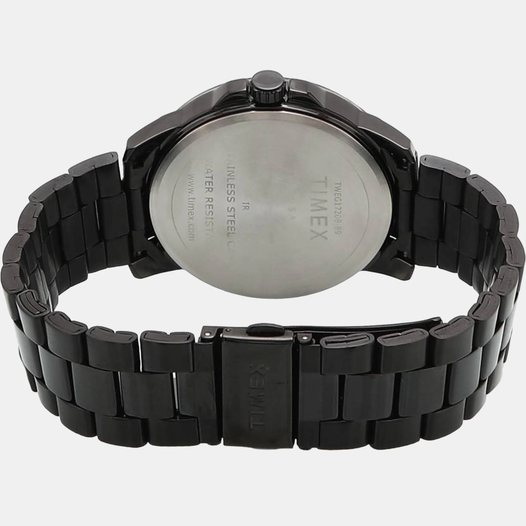 E Class Men Quartz Black Dial Analog Stainless Steel Watch TWEG17208 - Image 4