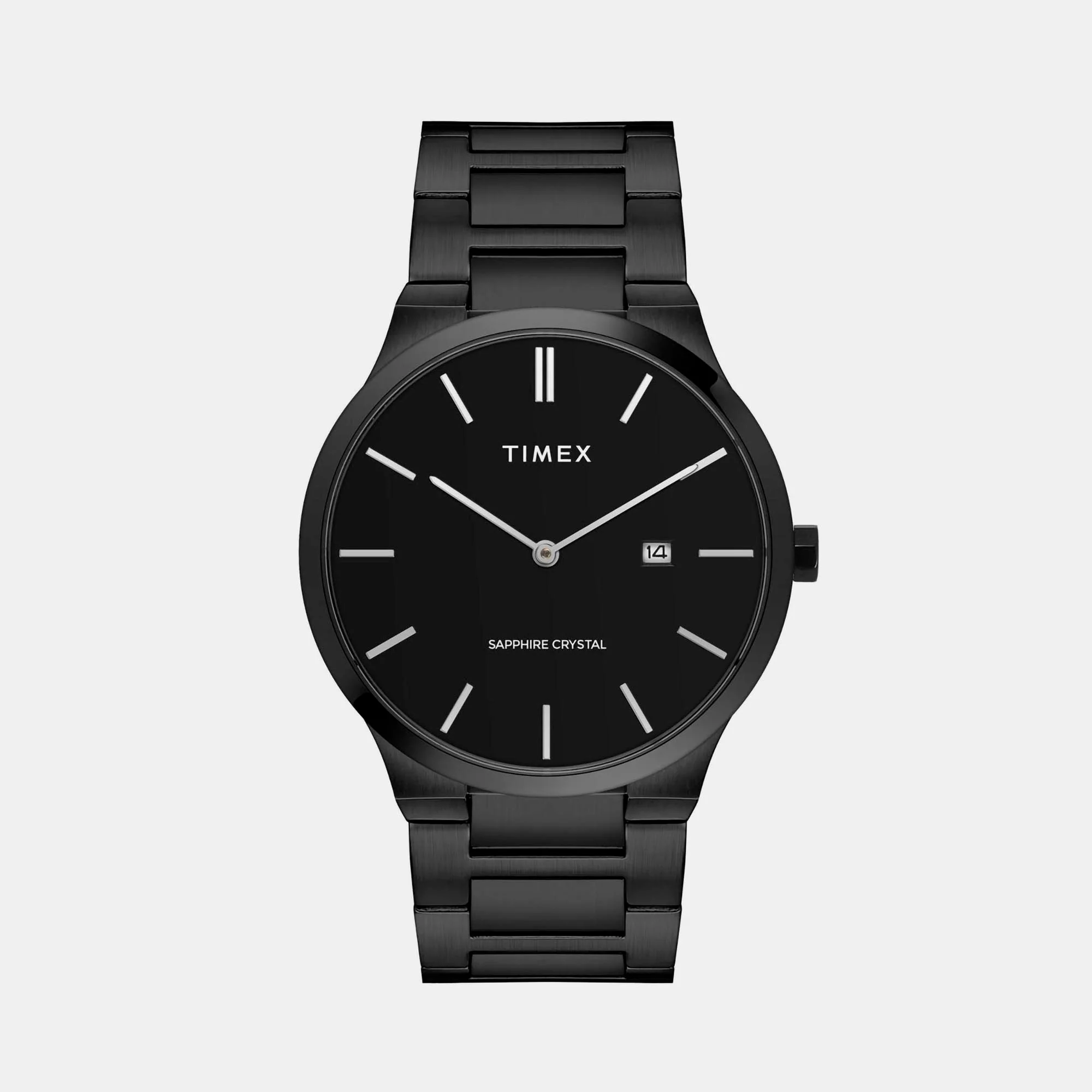 E Class Men Quartz Black Dial Analog Stainless Steel Watch TWEG23603 - Image 2