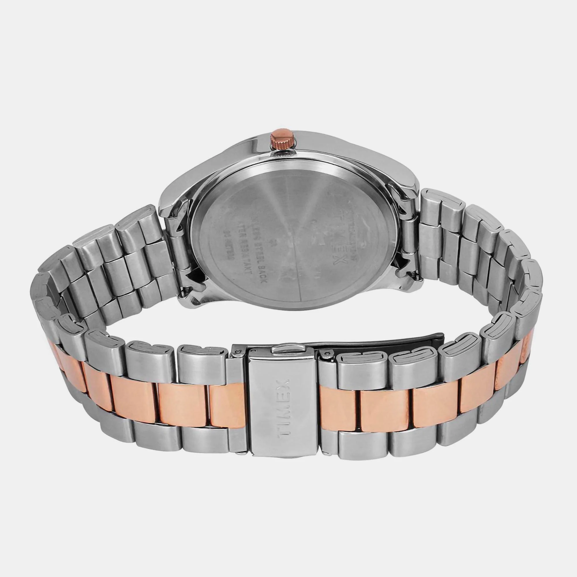 E Class Men Quartz Black Dial Analog Stainless Steel Watch TWTG10410 - Image 2