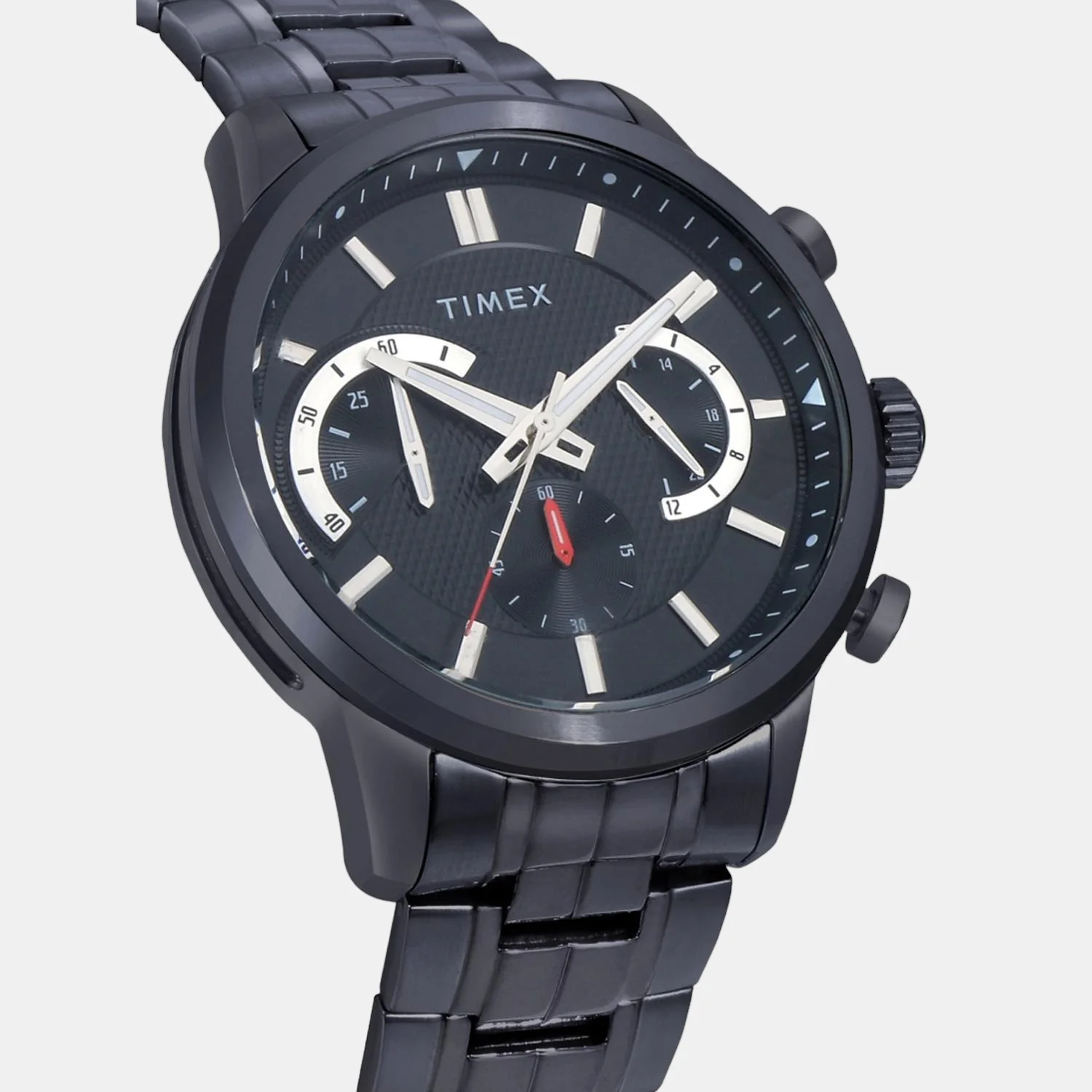 E Class Men Quartz Black Dial Chronograph Stainless Steel Watch TWEG18605 - Image 3