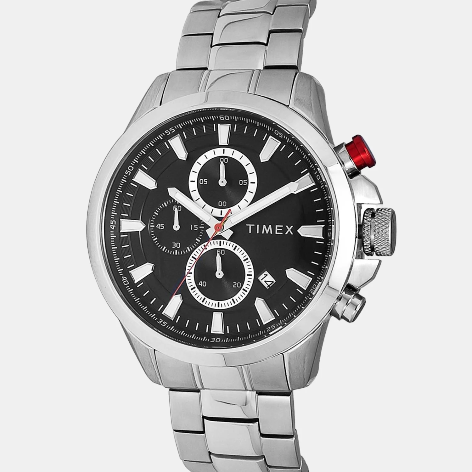 E Class Men Quartz Black Dial Chronograph Stainless Steel Watch TWEG19300 - Image 3
