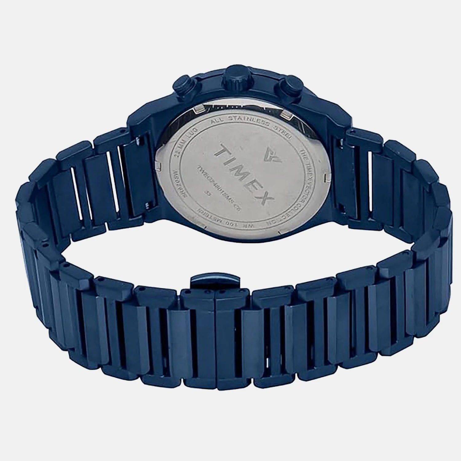 E Class Men Quartz Blue Dial Chronograph Stainless Steel Watch TWEG24801 - Image 3