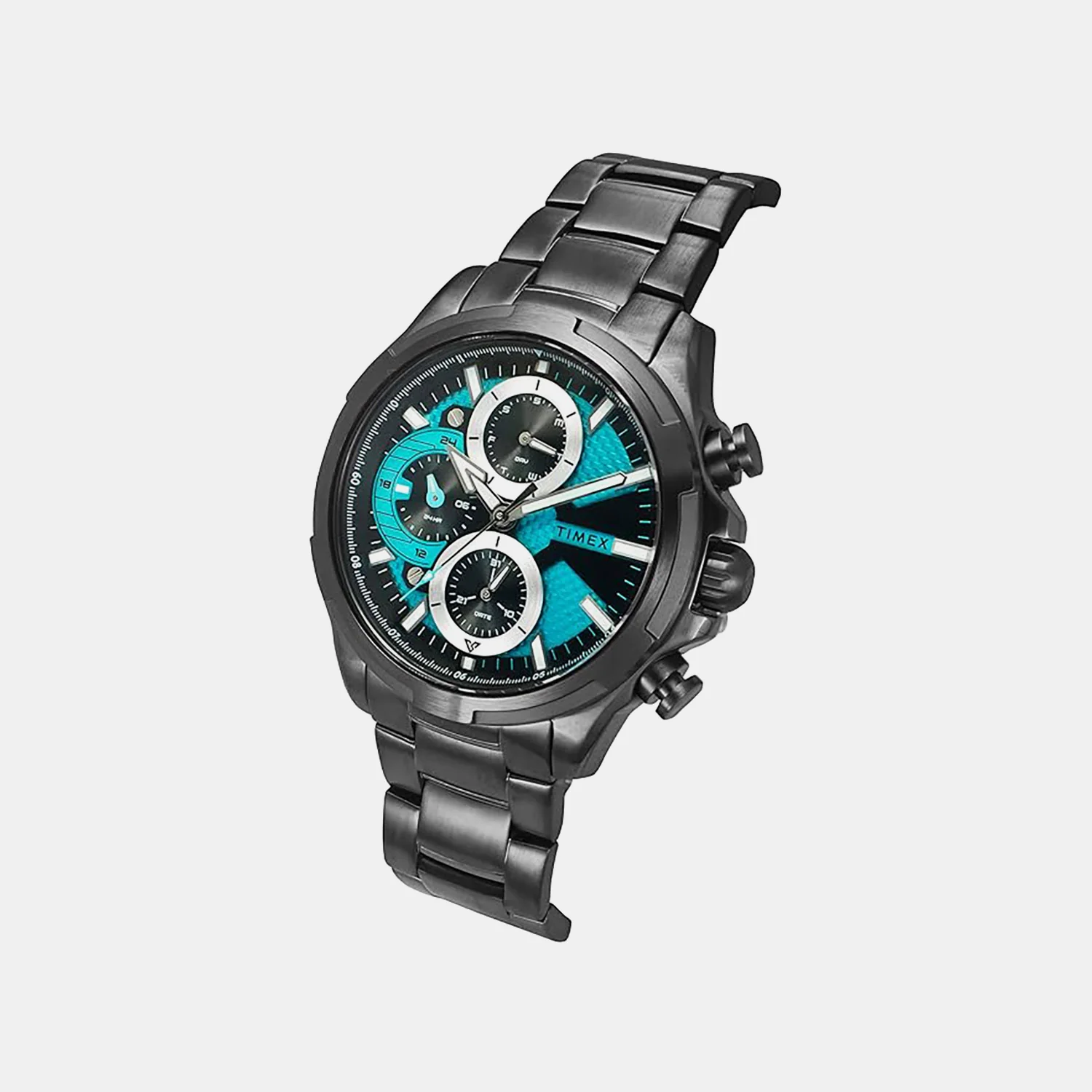 E Class Men Quartz Dual Tone Dial Multi-Function Stainless Steel Watch TWEG25002 - Image 2