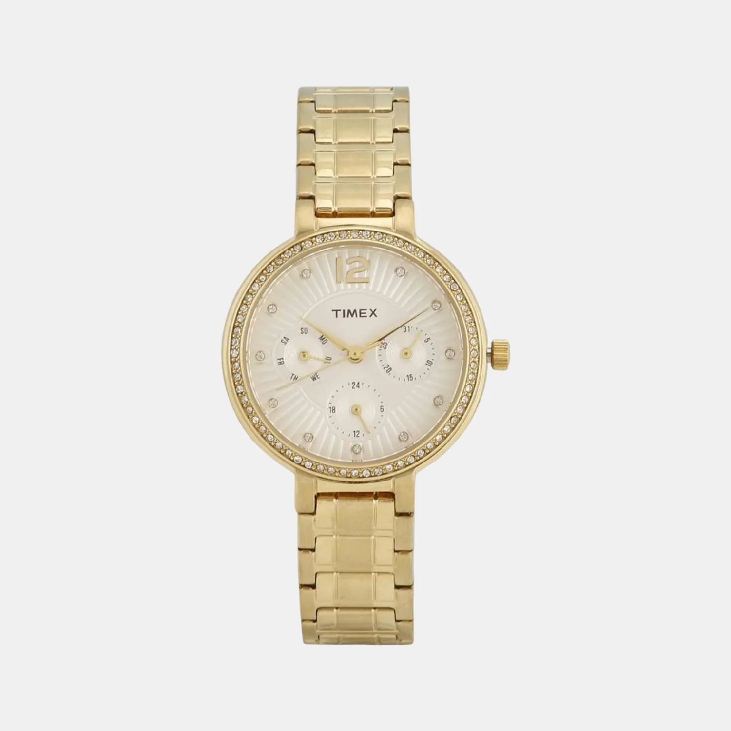 E Class Women Quartz Silver Dial Analog Stainless Steel Watch TWEL11901