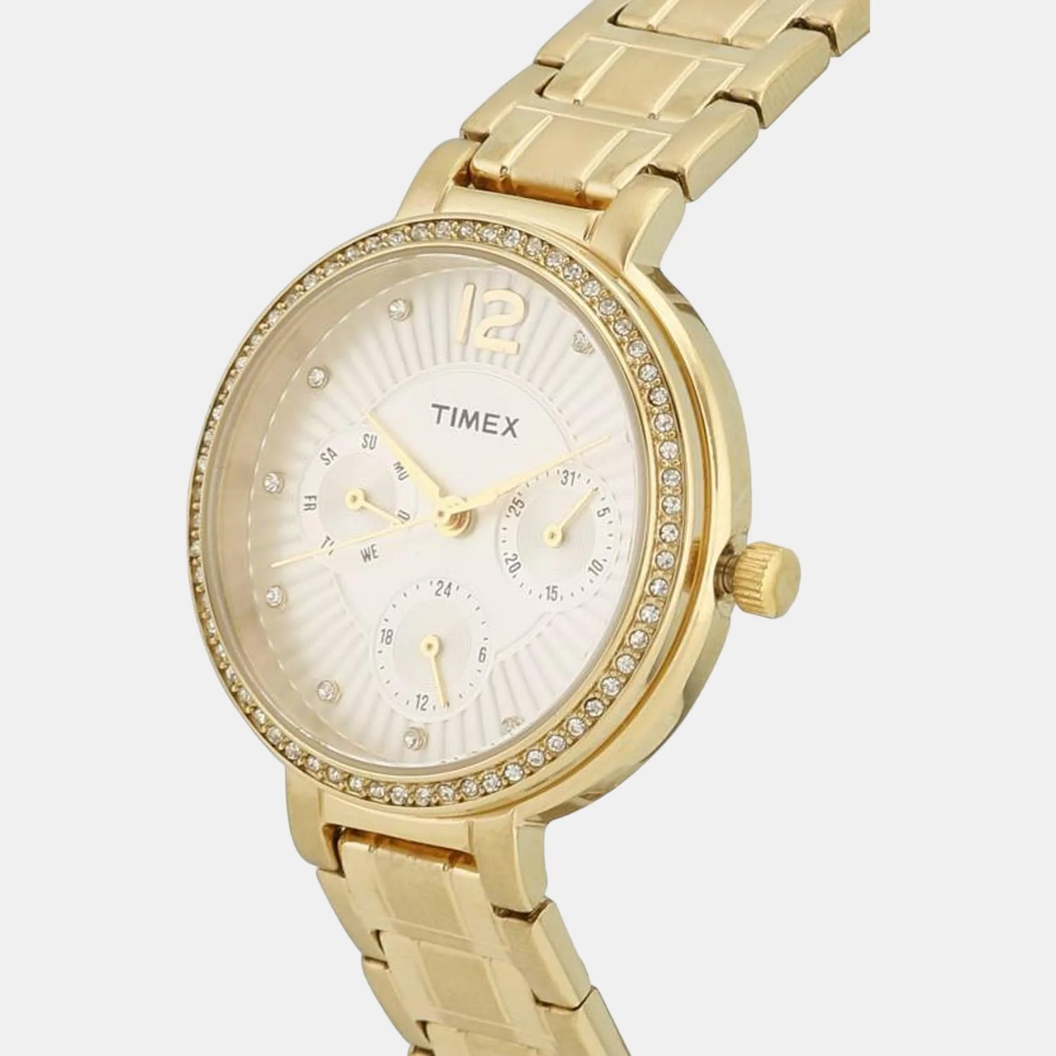 E Class Women Quartz Silver Dial Analog Stainless Steel Watch TWEL11901 - Image 2
