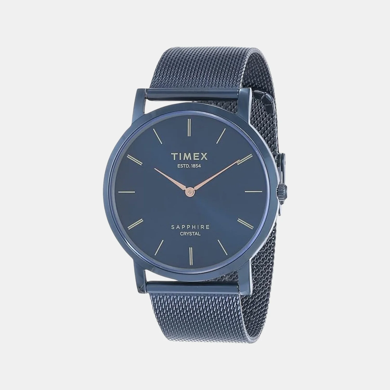 Empera Men Quartz Blue Dial Analog Mesh Watch TWEG17414