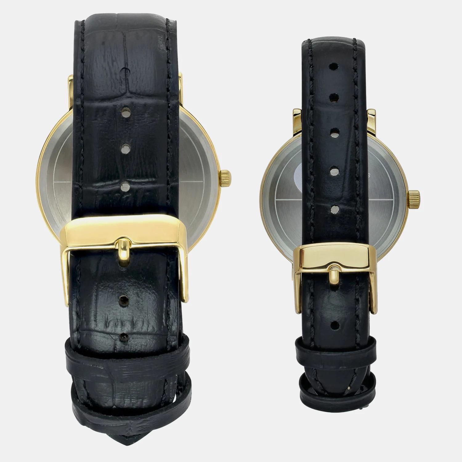 Fashion Couple Quartz Blue Dial Analog Leather Watch TW00PR335 - Image 3