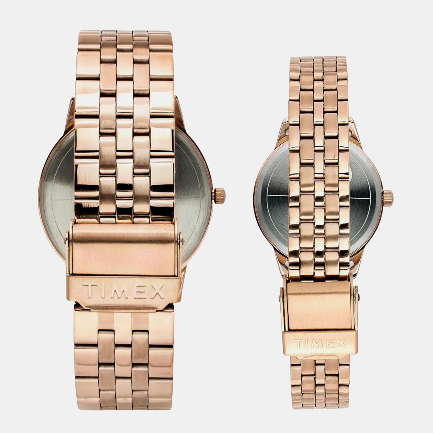 Fashion Couple Quartz Blue Dial Analog Stainless Steel Watch TW00PR332 - Image 6