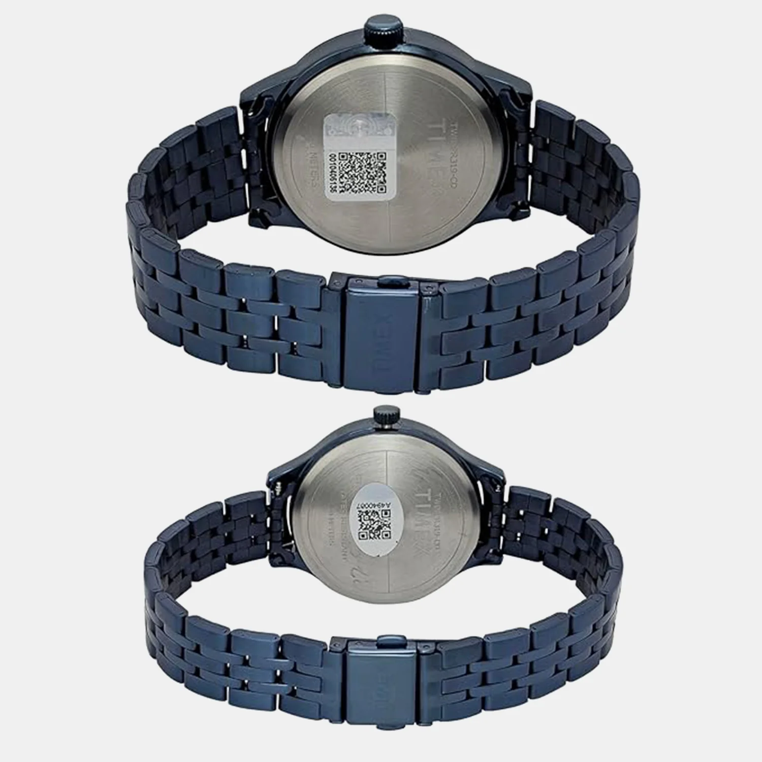 Fashion Couple Quartz Blue Dial Multi-Function Stainless Steel Watch TW00PR319 - Image 5