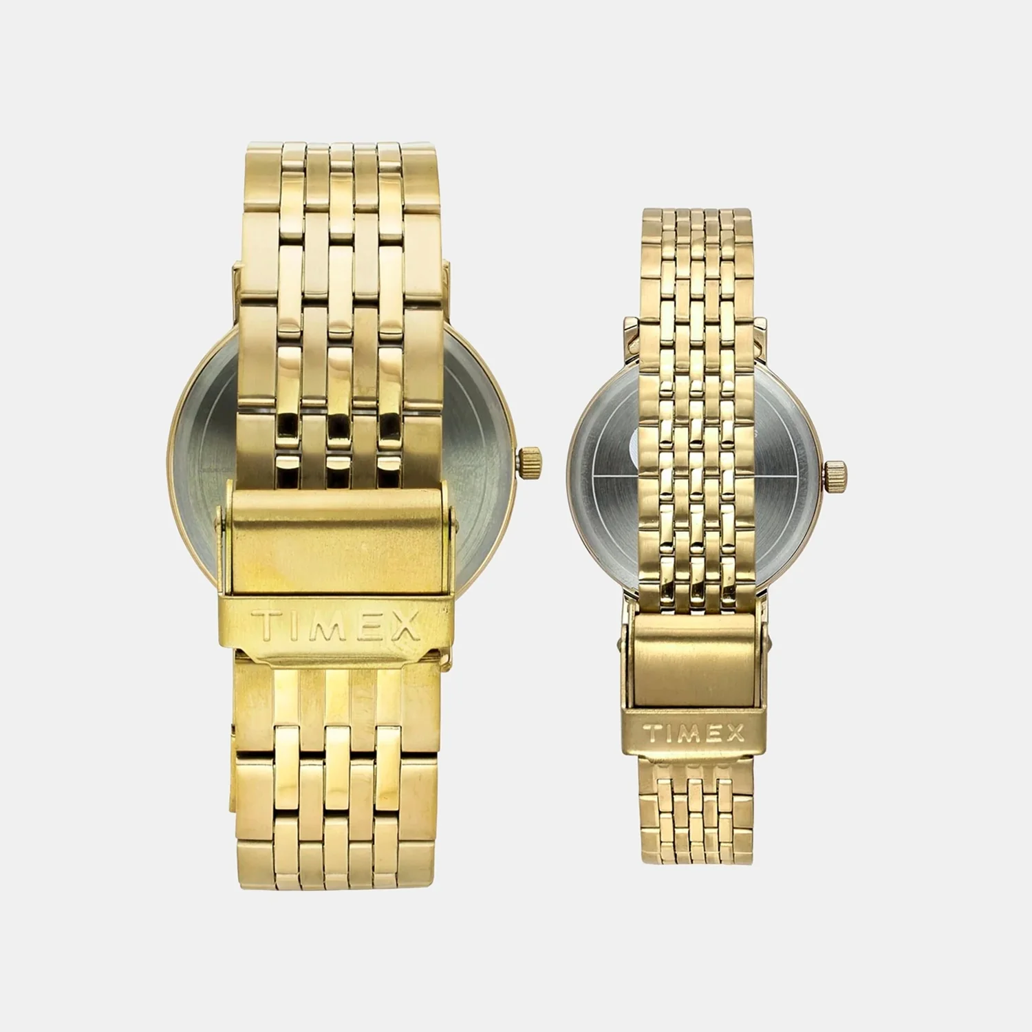 Fashion Couple Quartz Green Dial Analog Stainless Steel Watch TW00PR327 - Image 4