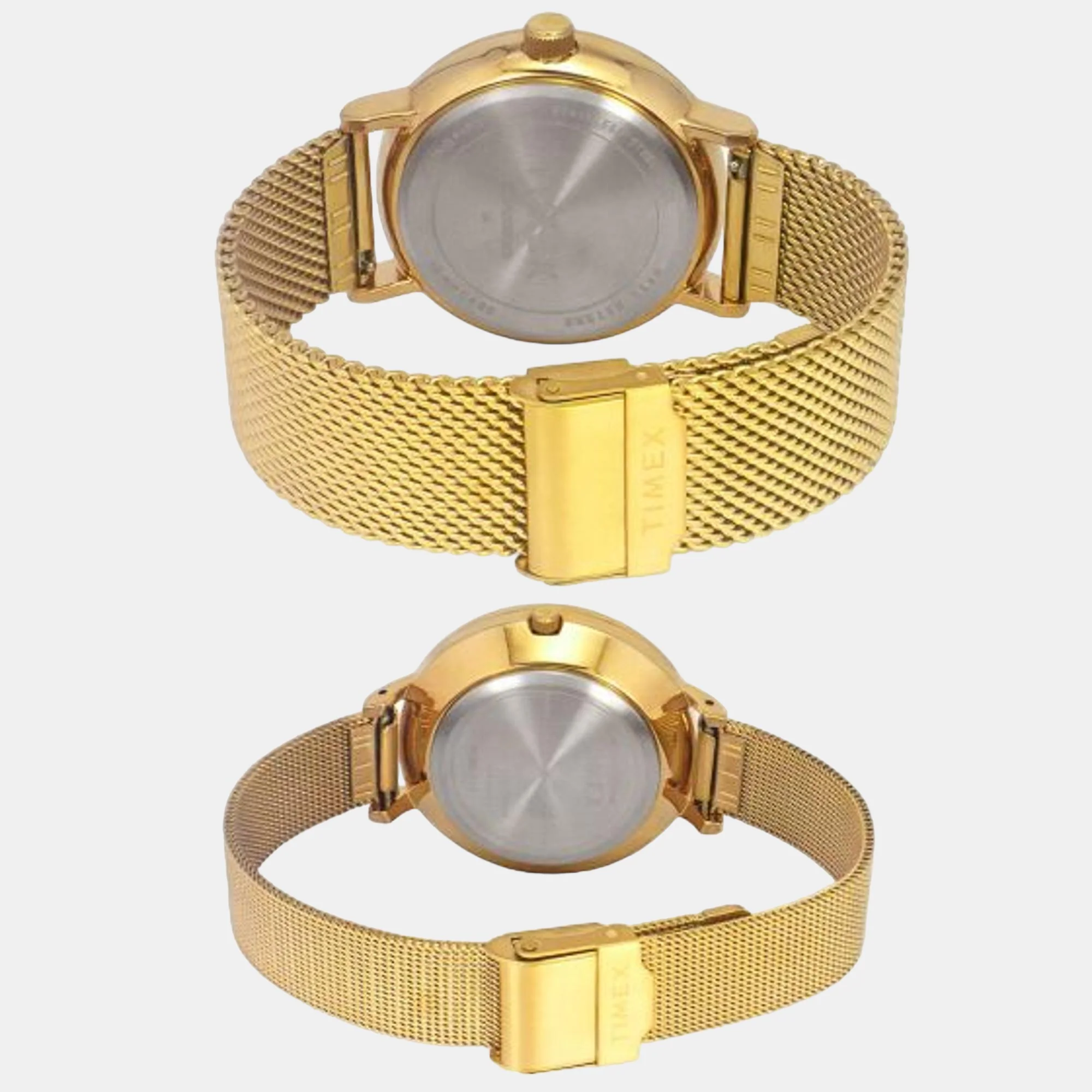 Fashion Couple Quartz Silver Dial Analog Stainless Steel Watch TW00PR292 - Image 2