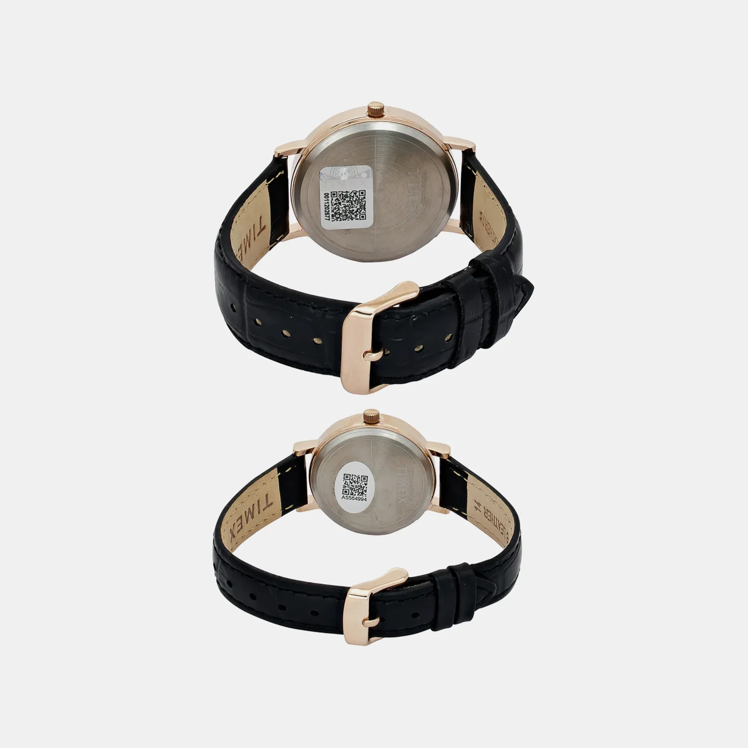 Fashion Couple Quartz White Dial Analog Leather Watch TW00PR336 - Image 4