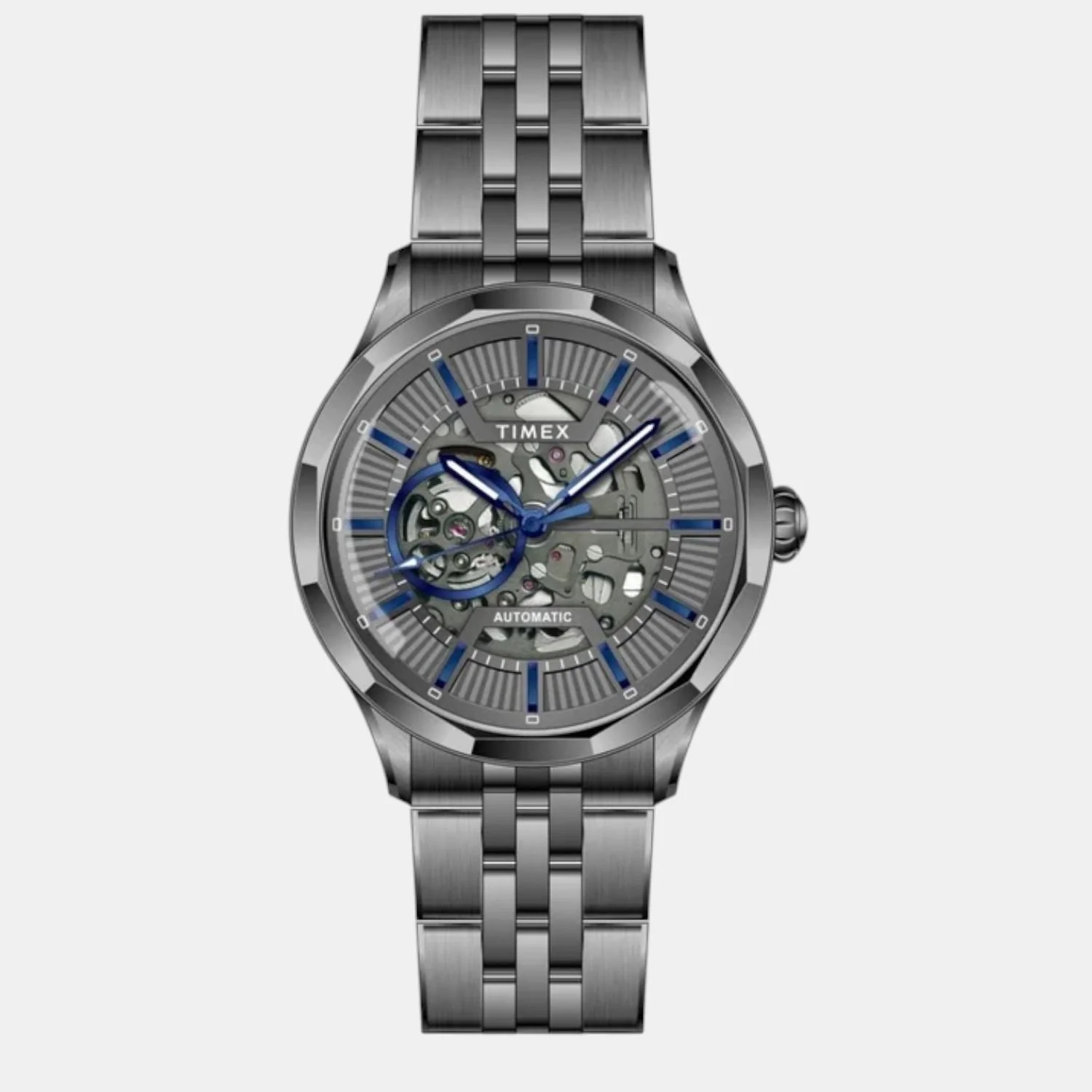 Fashion Men Automatic Grey Dial Analog Stainless Steel Watch TWEG27601 - Image 2