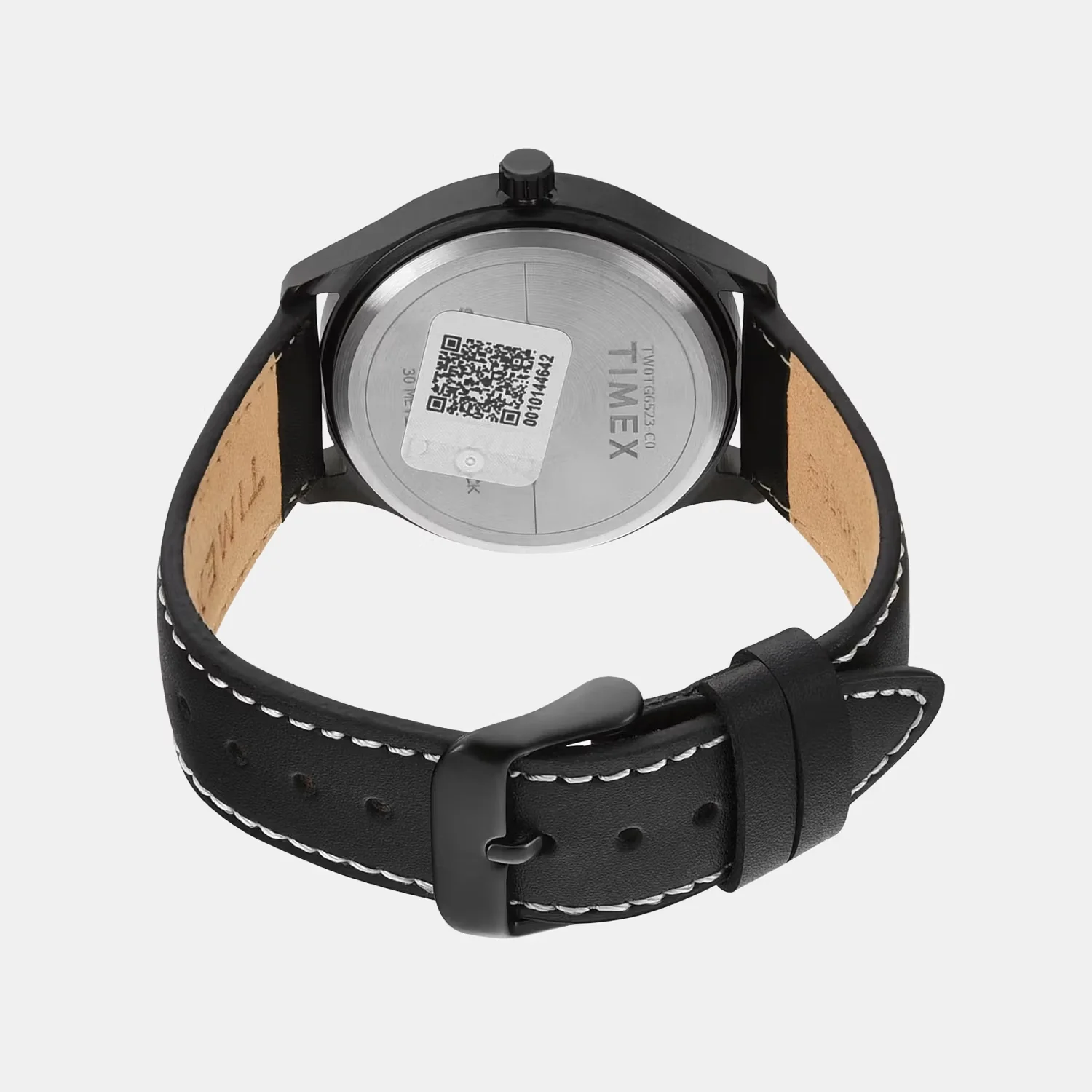 Fashion Men Quartz Black Dial Analog Leather Watch TW0TG6523 - Image 5