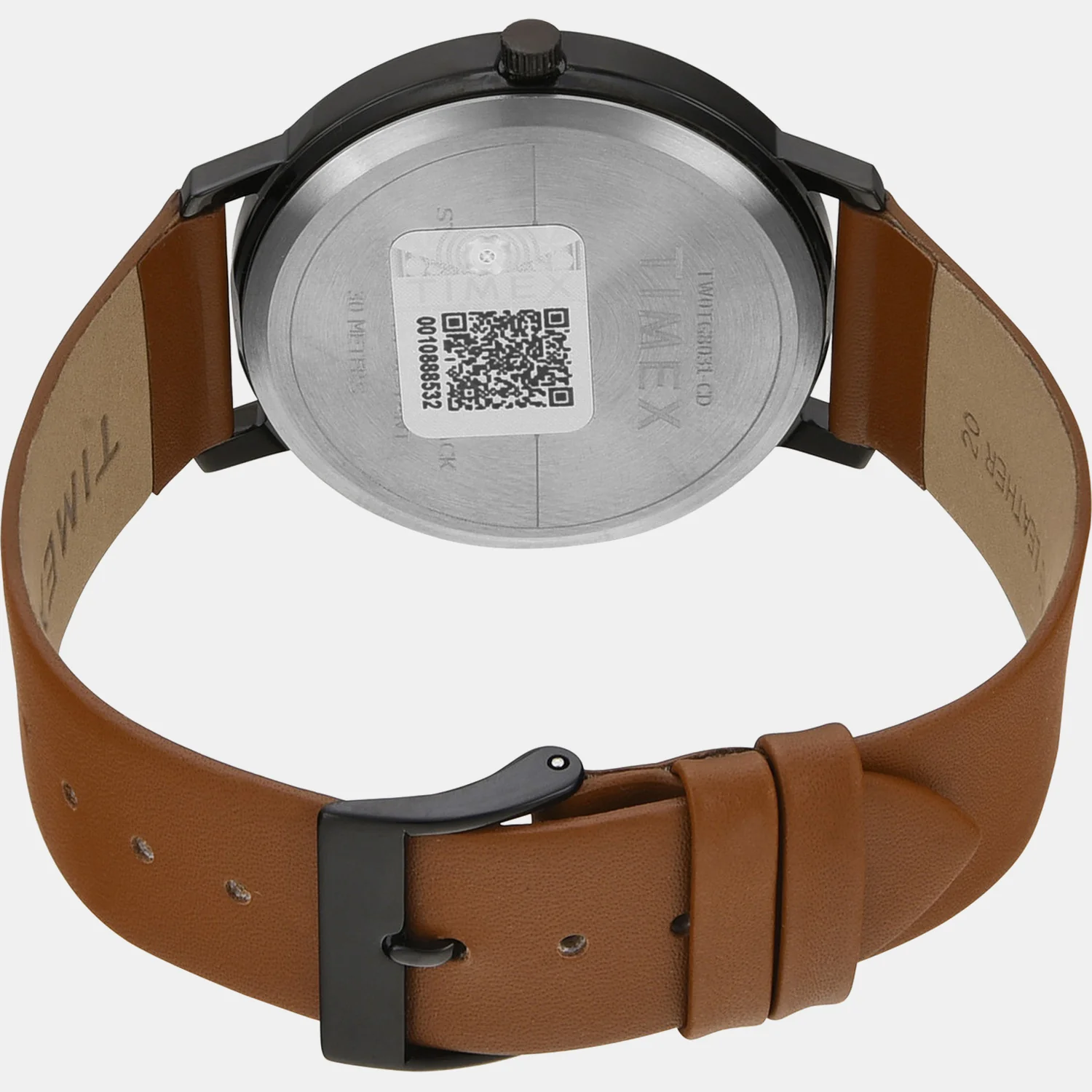 Fashion Men Quartz Black Dial Analog Leather Watch TW0TG8031 - Image 5