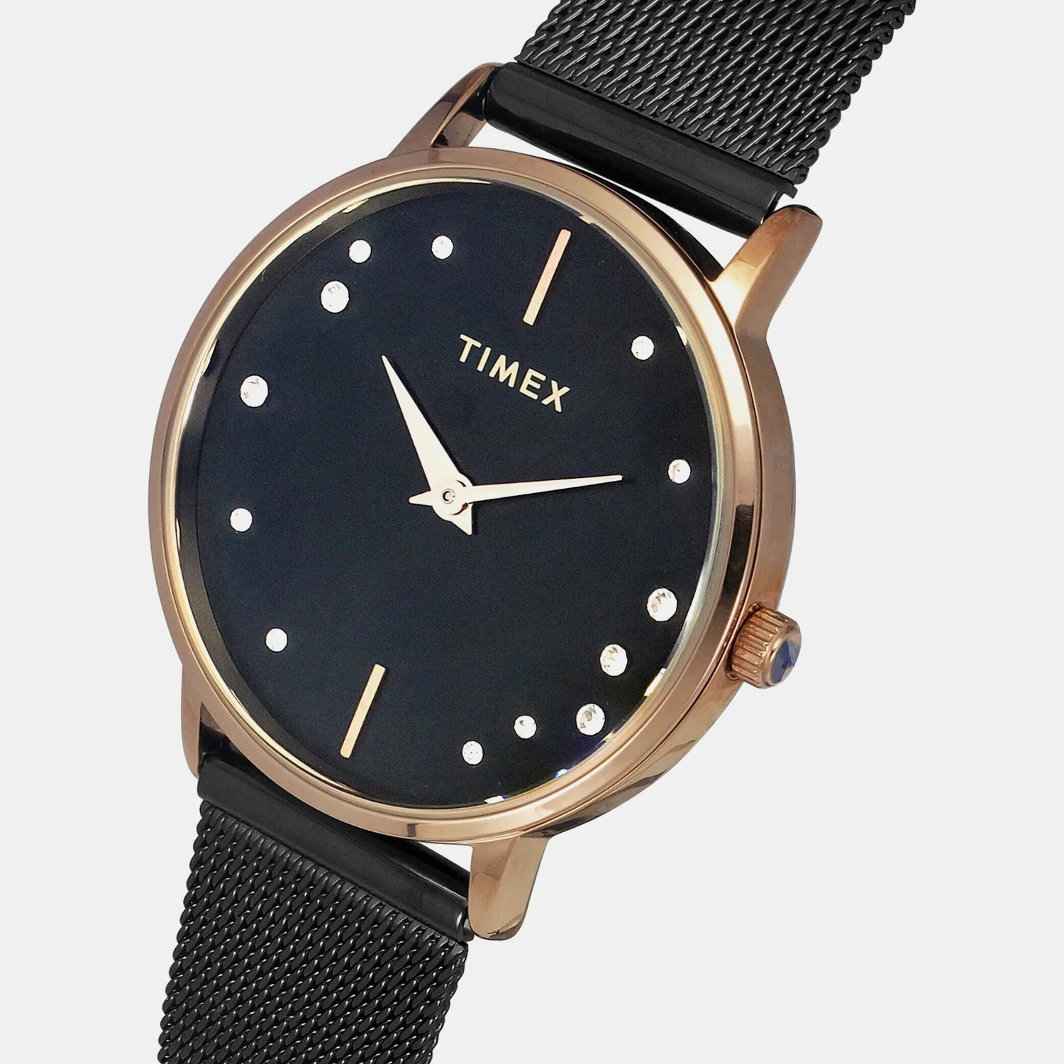 Fashion Men Quartz Black Dial Analog Stainless Steel Watch TWEL15603 - Image 2