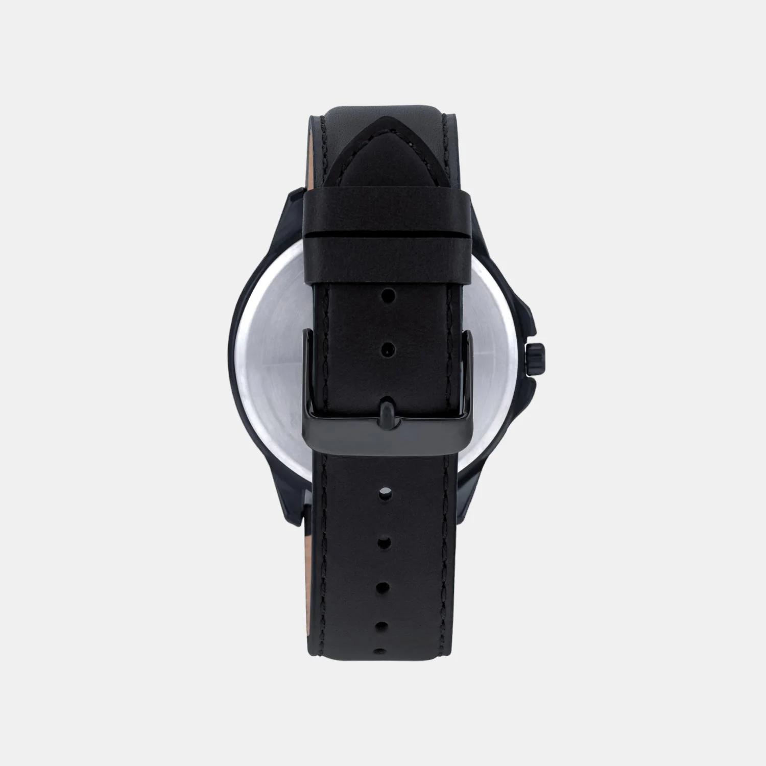 Fashion Men Quartz Black Dial Chronograph Leather Watch TWEG16517 - Image 5