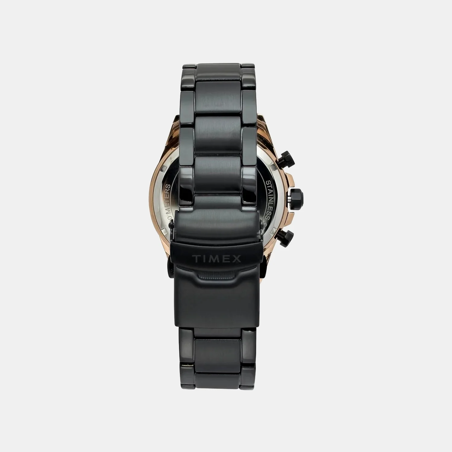 Fashion Men Quartz Black Dial Multi-Function Stainless Steel Watch TWEG27702 - Image 4