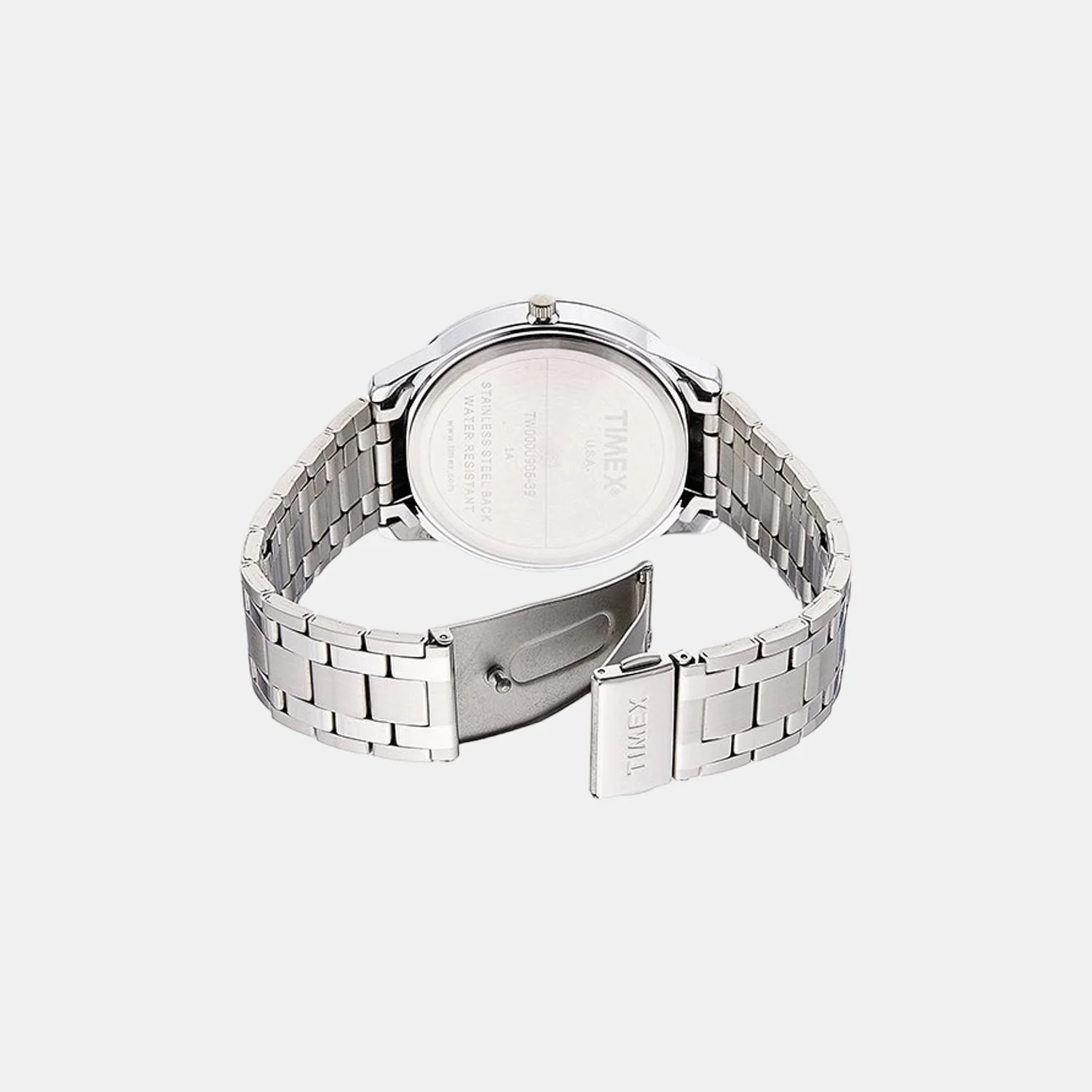 Fashion Men Quartz Blue Dial Analog Stainless Steel Watch TW000U906 - Image 2