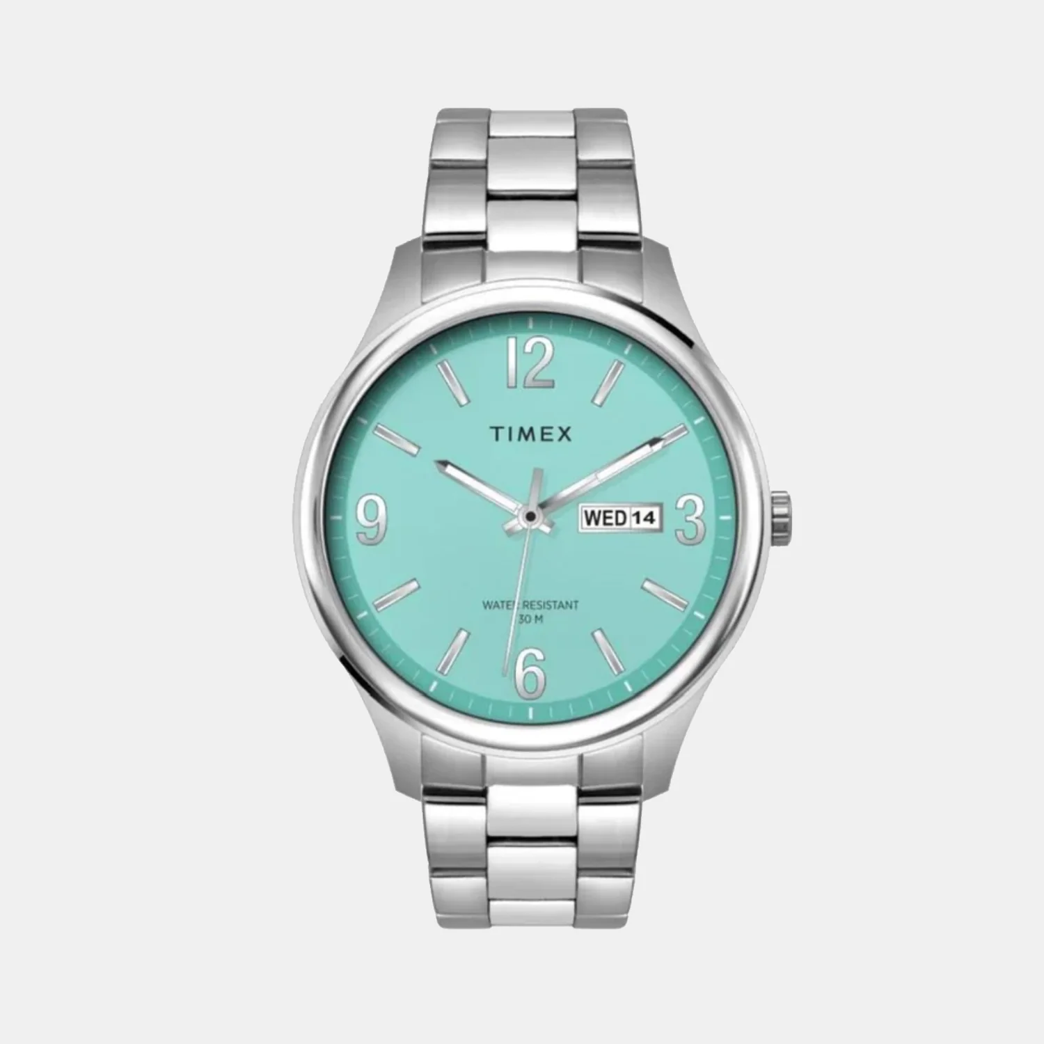 Fashion Men Quartz Blue Dial Analog Stainless Steel Watch TWEG18447 - Image 2
