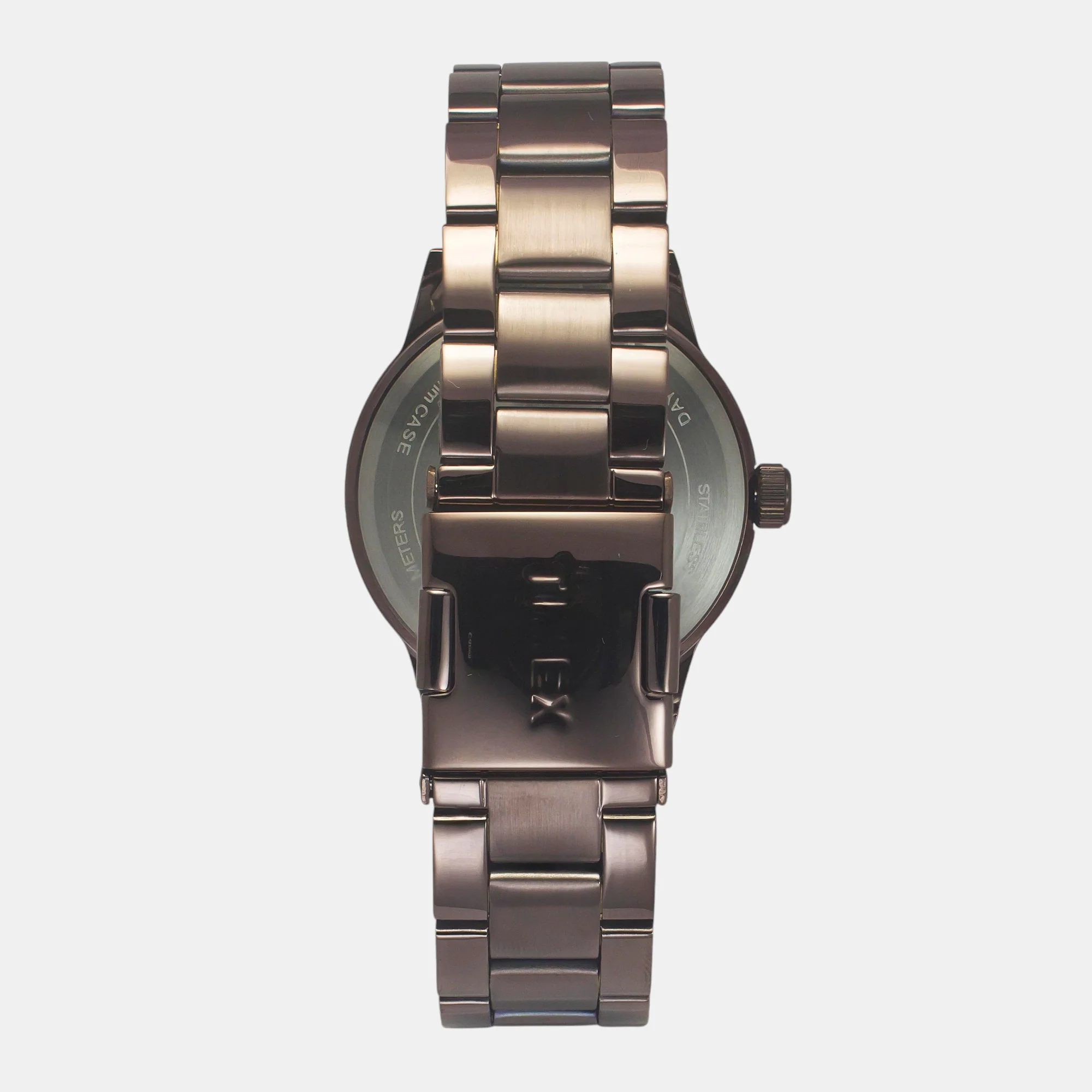 Fashion Men Quartz Brown Dial Multi-Function Stainless Steel Watch TWEG19941 - Image 6