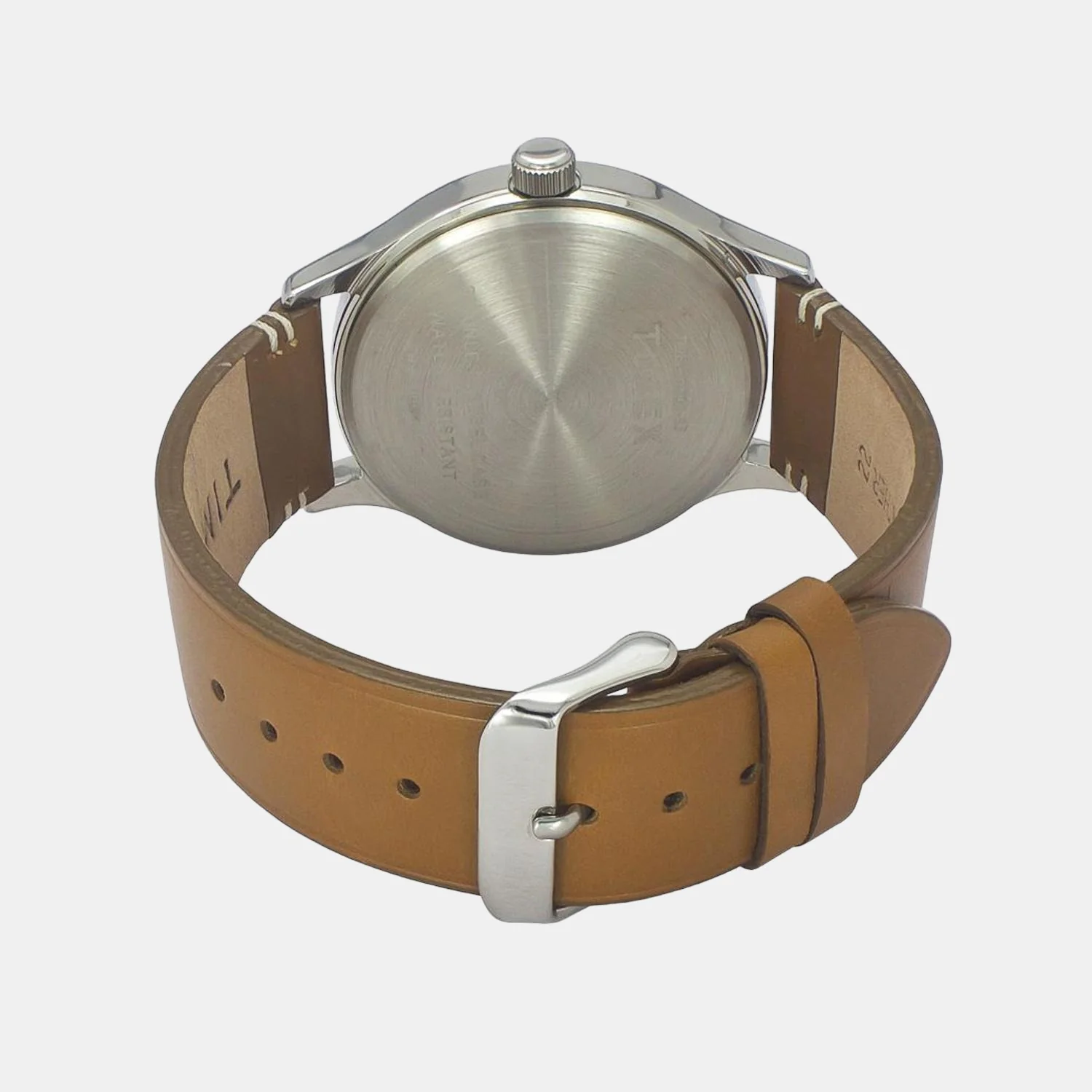 Fashion Men Quartz Green Dial Analog Leather Watch TWEG19700 - Image 3