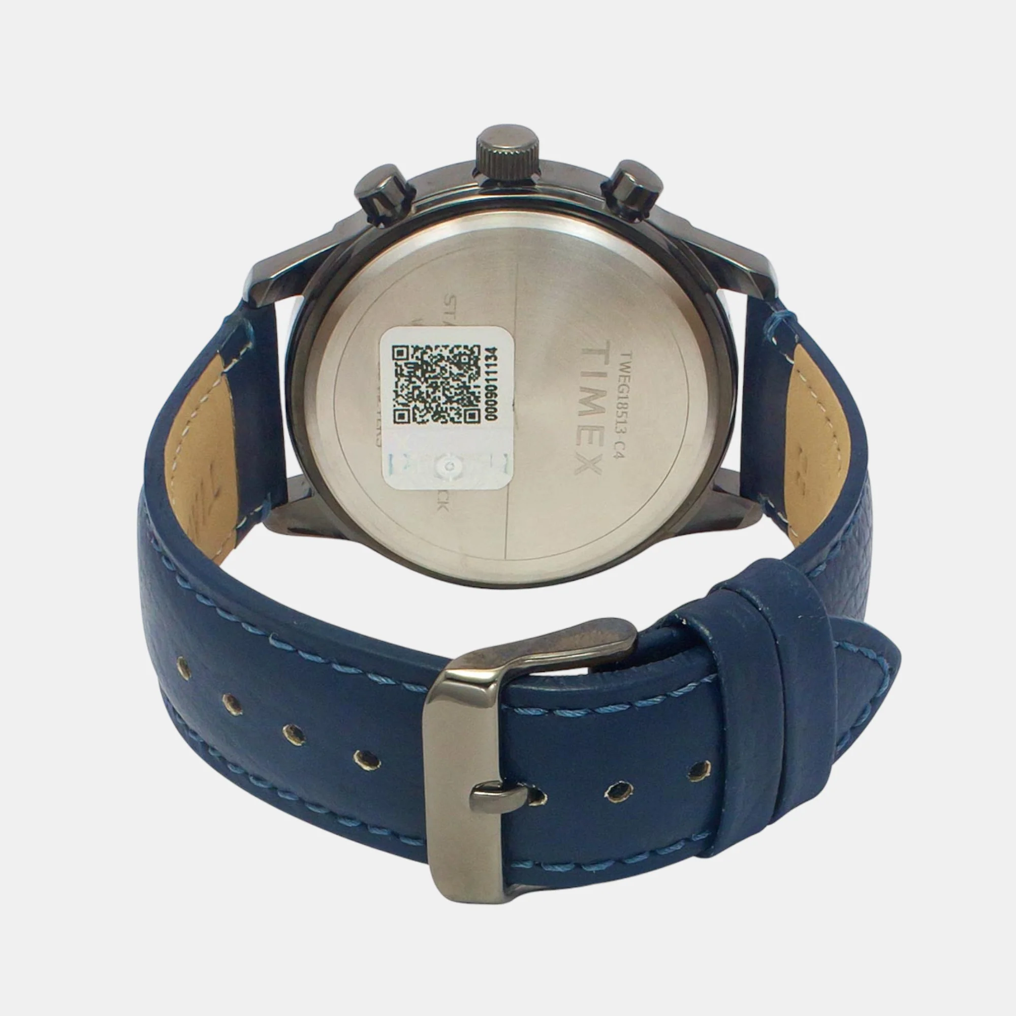 Fashion Men Quartz Grey Dial Chronograph Leather Watch TWEG18513 - Image 4