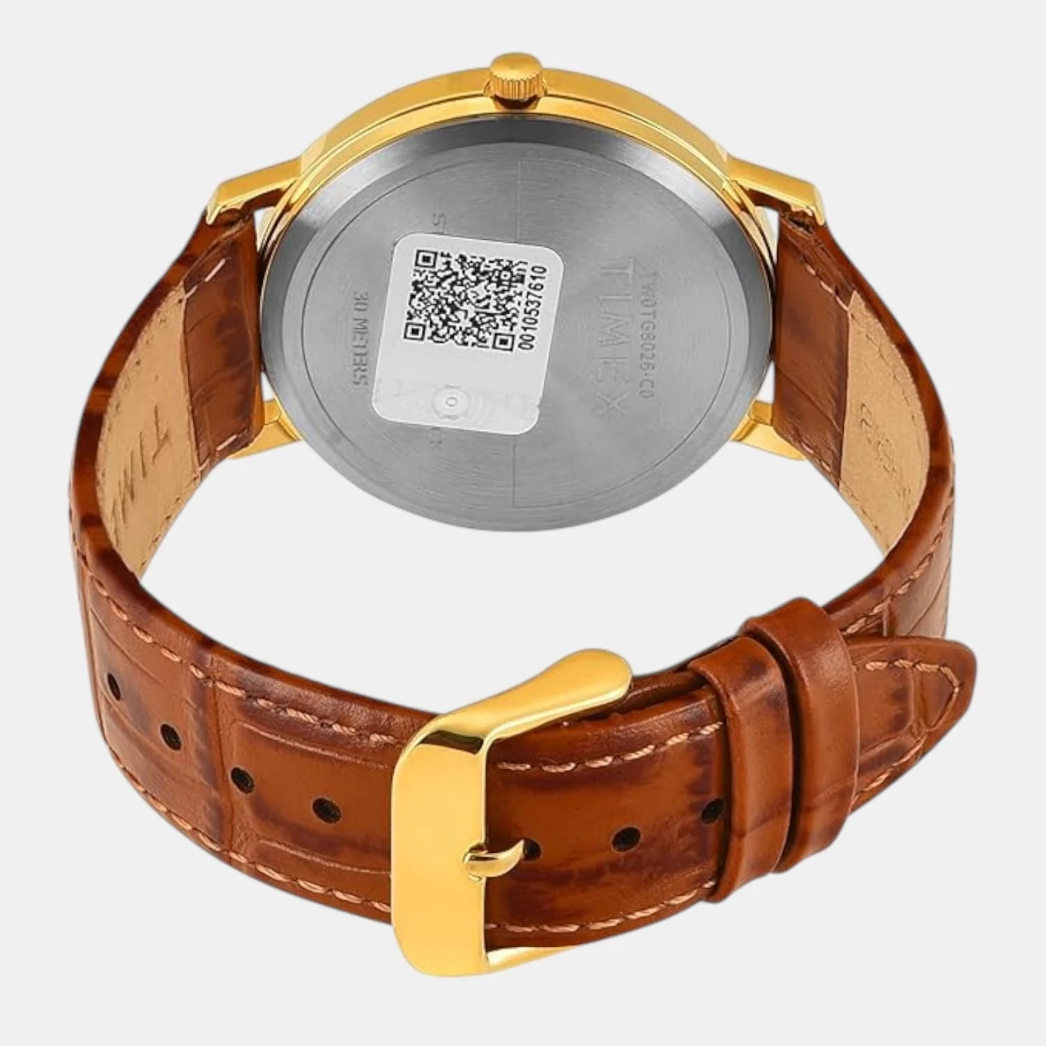 Fashion Men Quartz Silver Dial Analog Leather Watch TW0TG8026 - Image 6