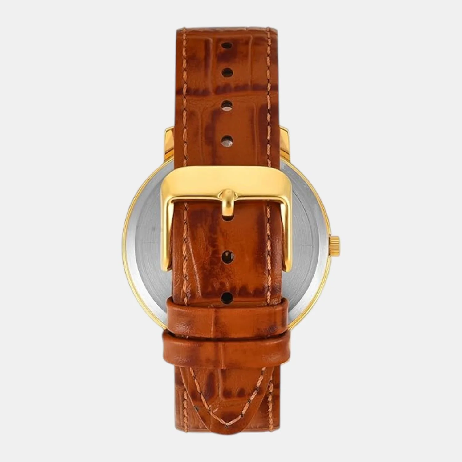 Fashion Men Quartz Silver Dial Analog Leather Watch TW0TG8026 - Image 7