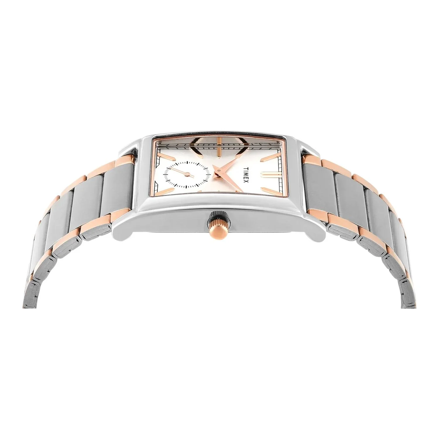 Fashion Men Quartz Silver Dial Analog Stainless Steel Watch TW000L525 - Image 3
