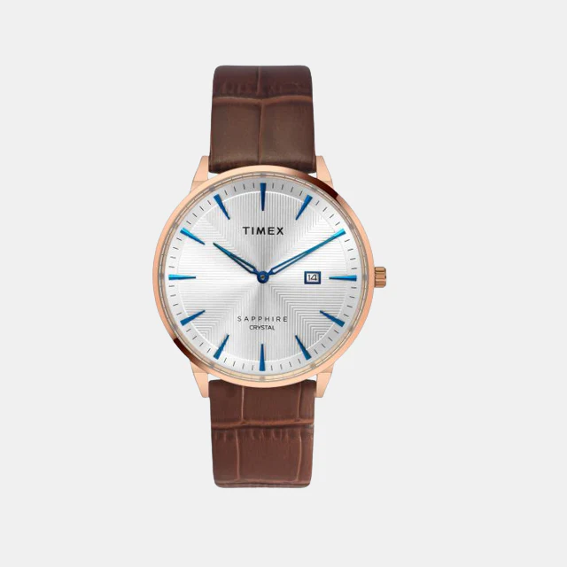 Fashion Men Quartz Silver Dial Analog Stainless Steel Watch TWEG21902