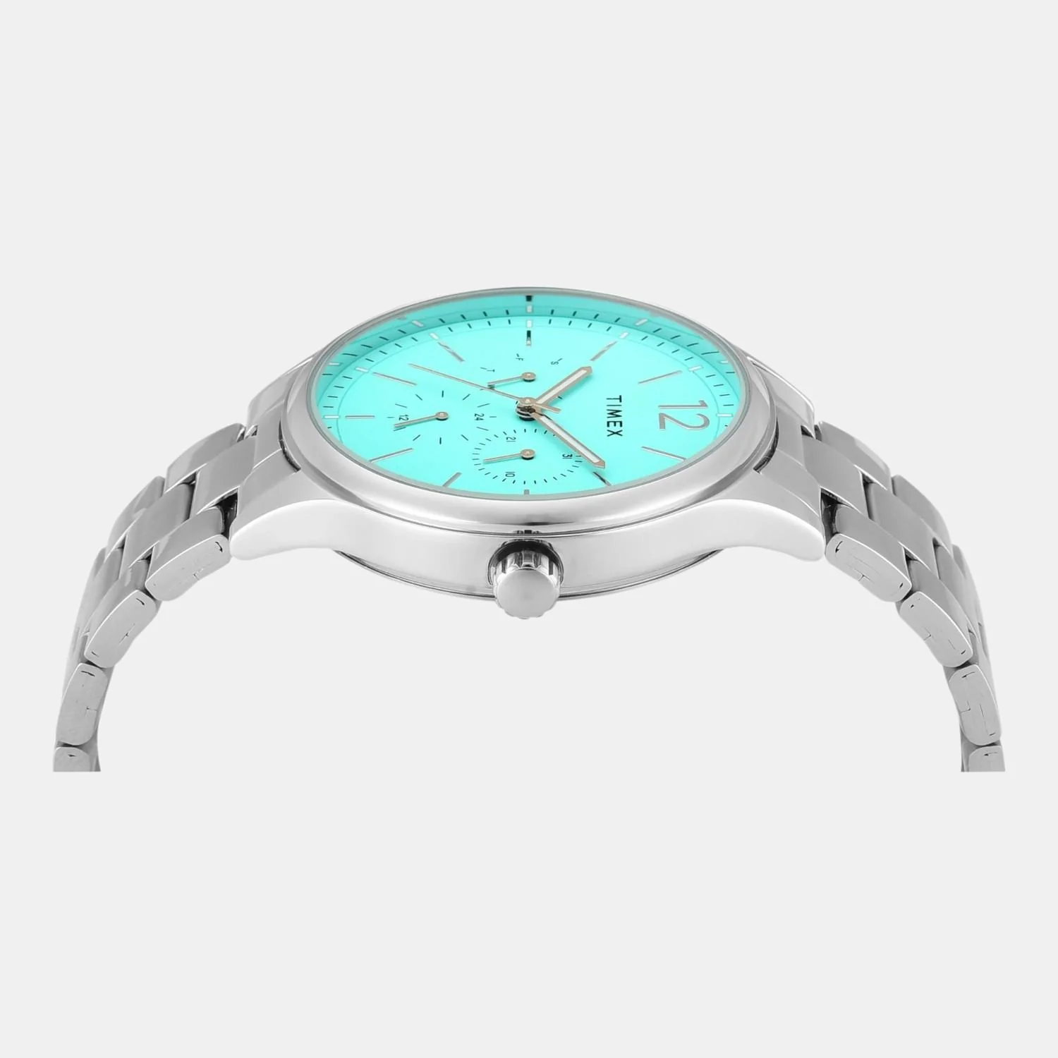 Fashion Men Quartz Blue Dial Multi-Function Stainless Steel Watch TWEG18438 - Image 3
