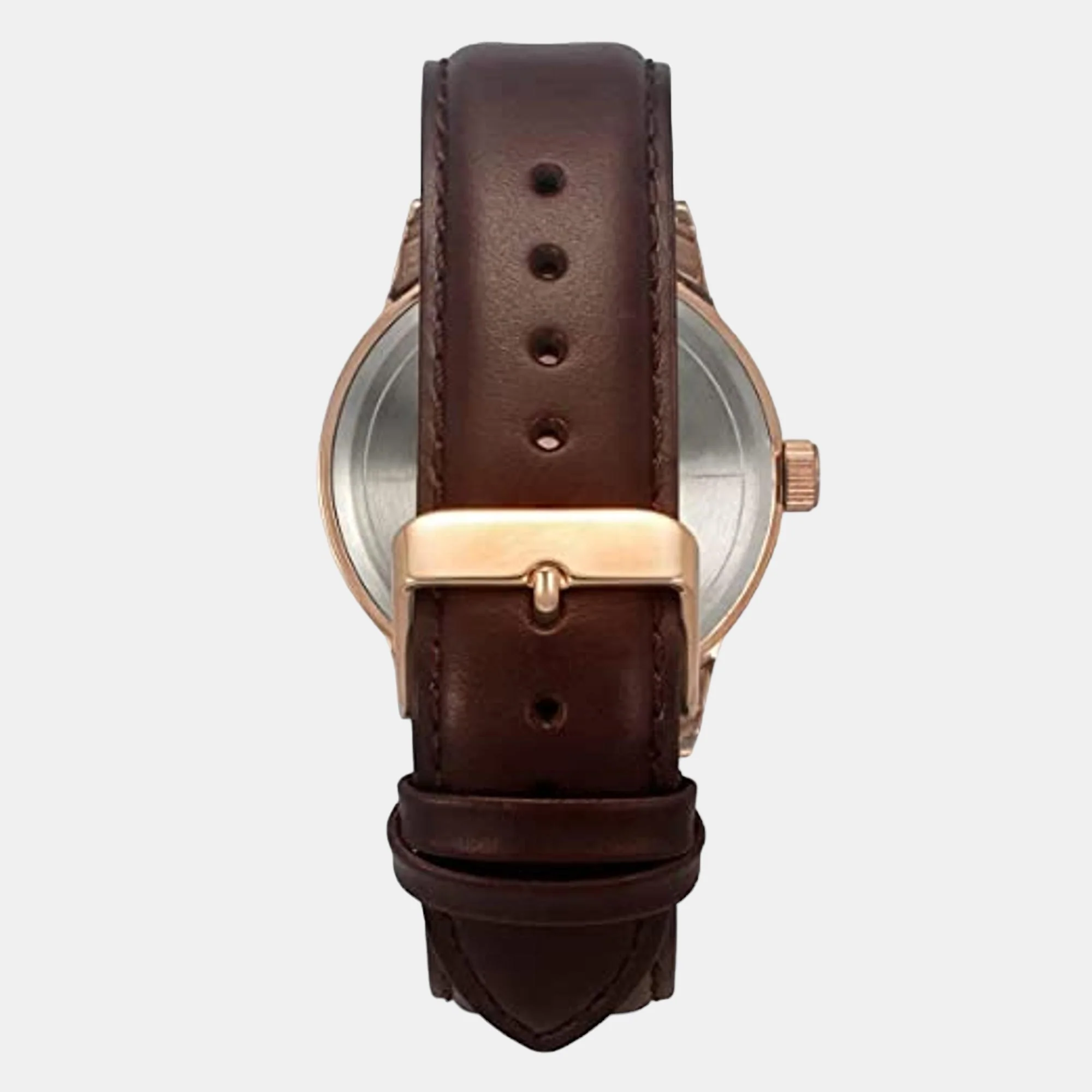 Fashion Men Quartz White Dial Multi-Function Leather Watch TWEG19908 - Image 5