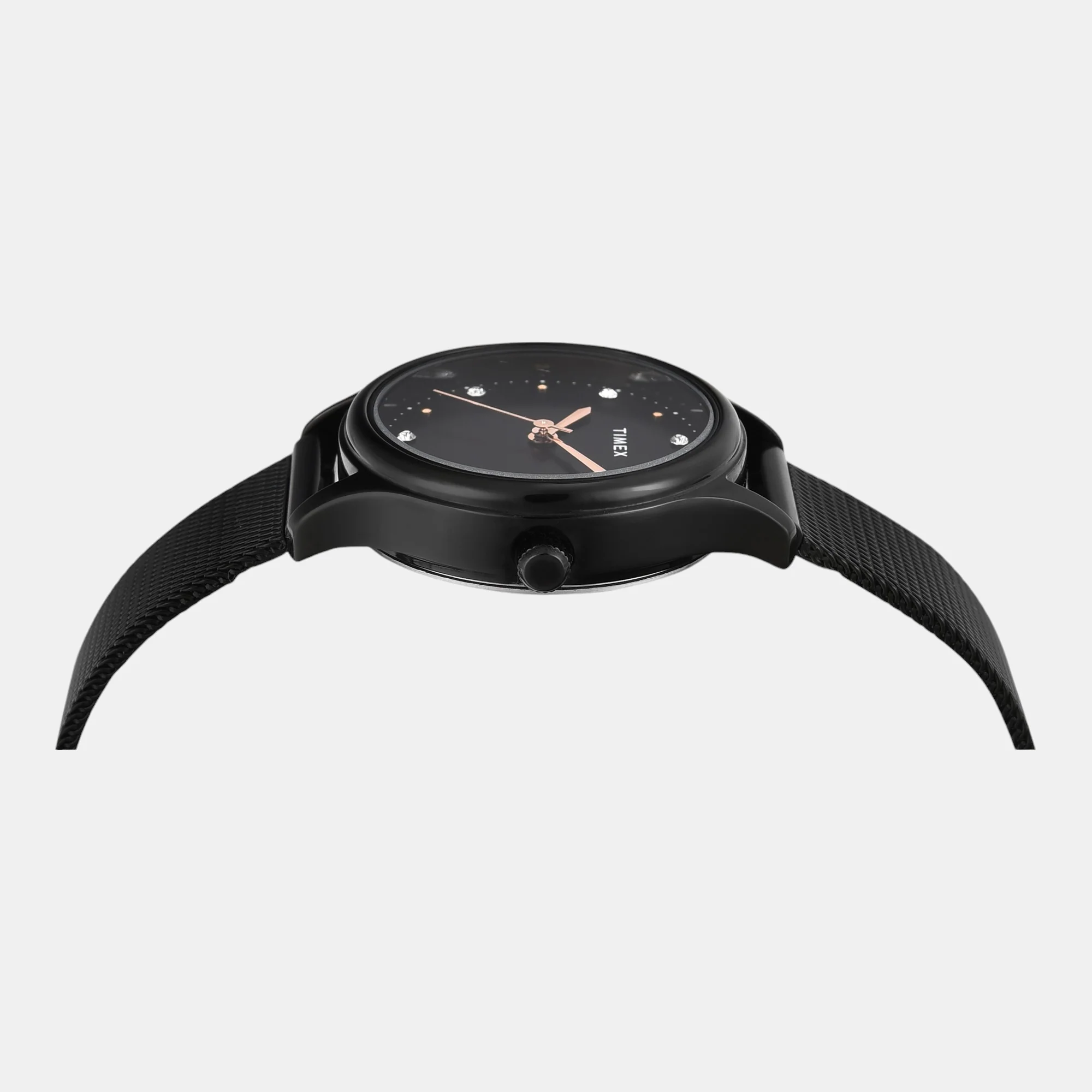 Fashion Women Quartz Black Dial Analog Mesh Watch TW0TL8716 - Image 3