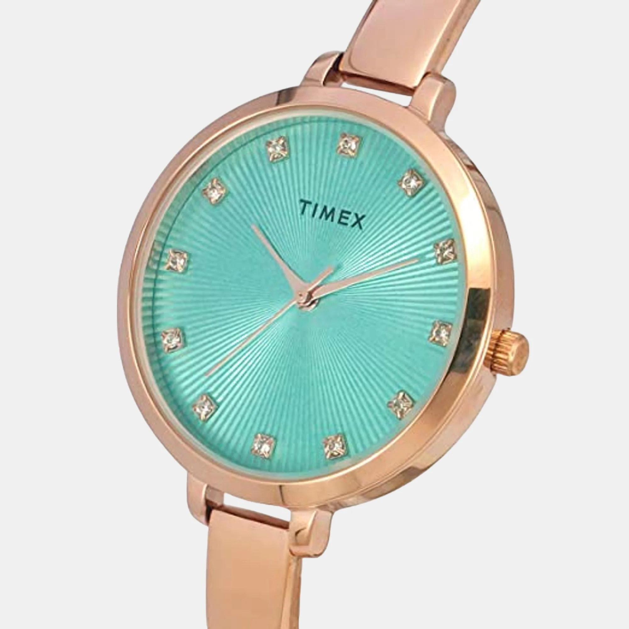 Fashion Women Quartz Blue Dial Analog Brass Watch TWEL12822 - Image 5