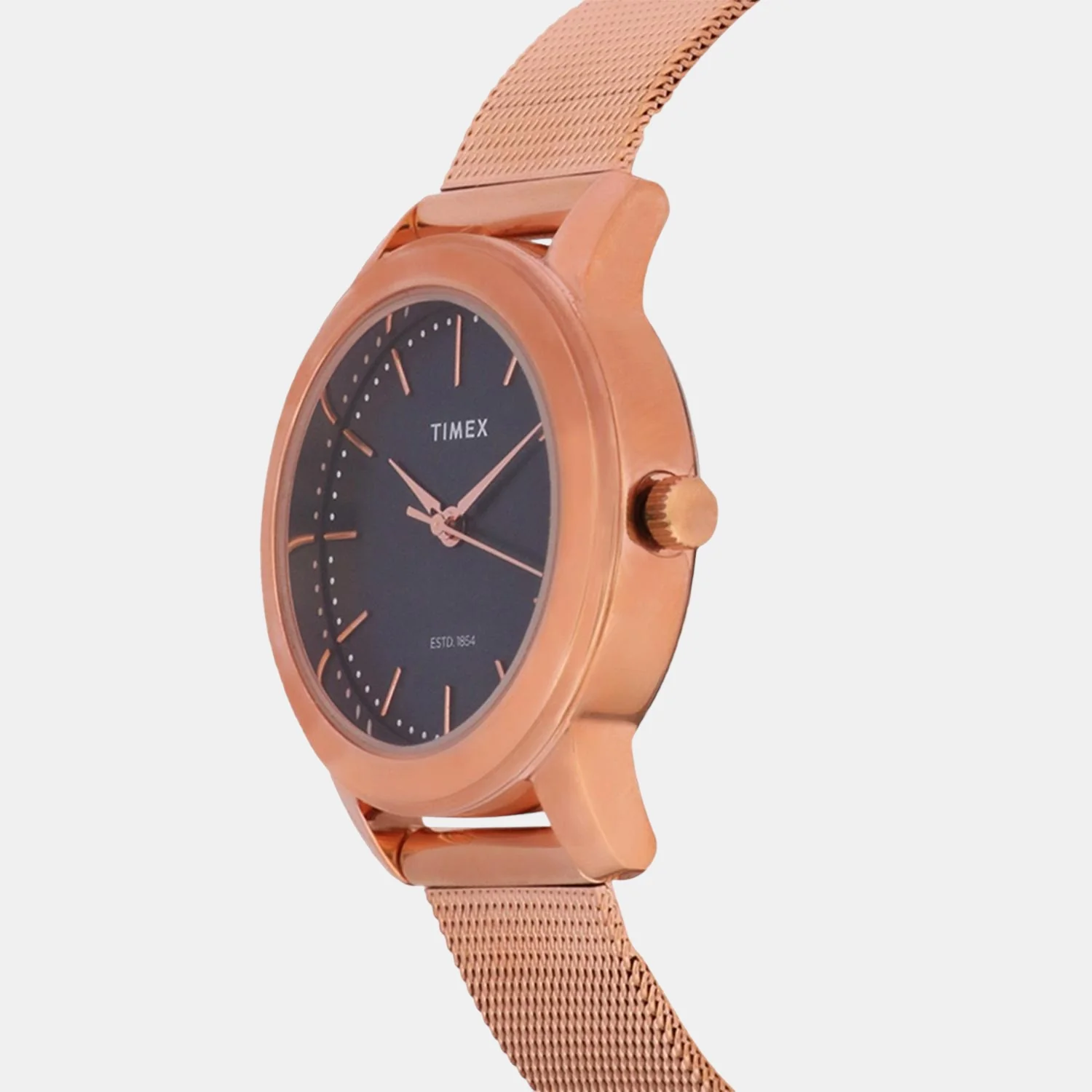 Fashion Women Quartz Blue Dial Analog Stainless Steel Watch TW000W112 - Image 3