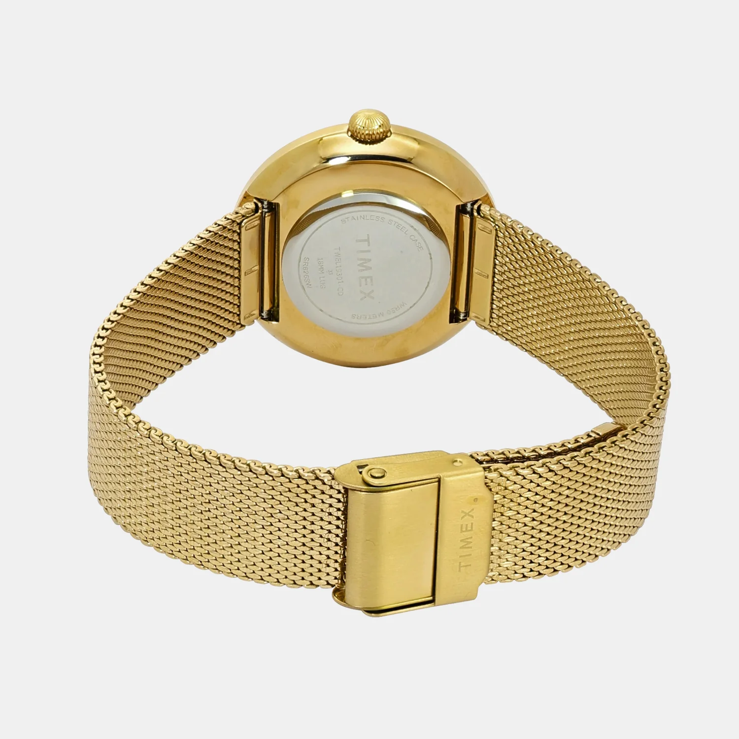 Fashion Women Quartz Blue Dial Analog Mesh Watch TWEL19301 - Image 3