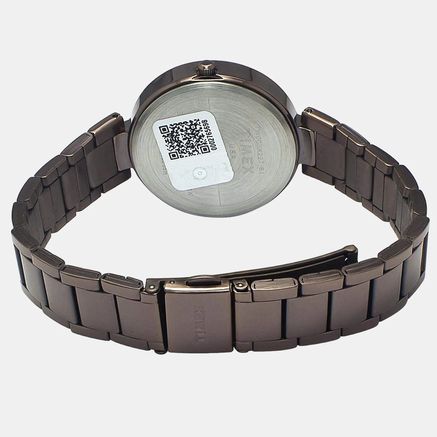 Fashion Women Quartz Brown Dial Analog Stainless Steel Watch TW000X227 - Image 3