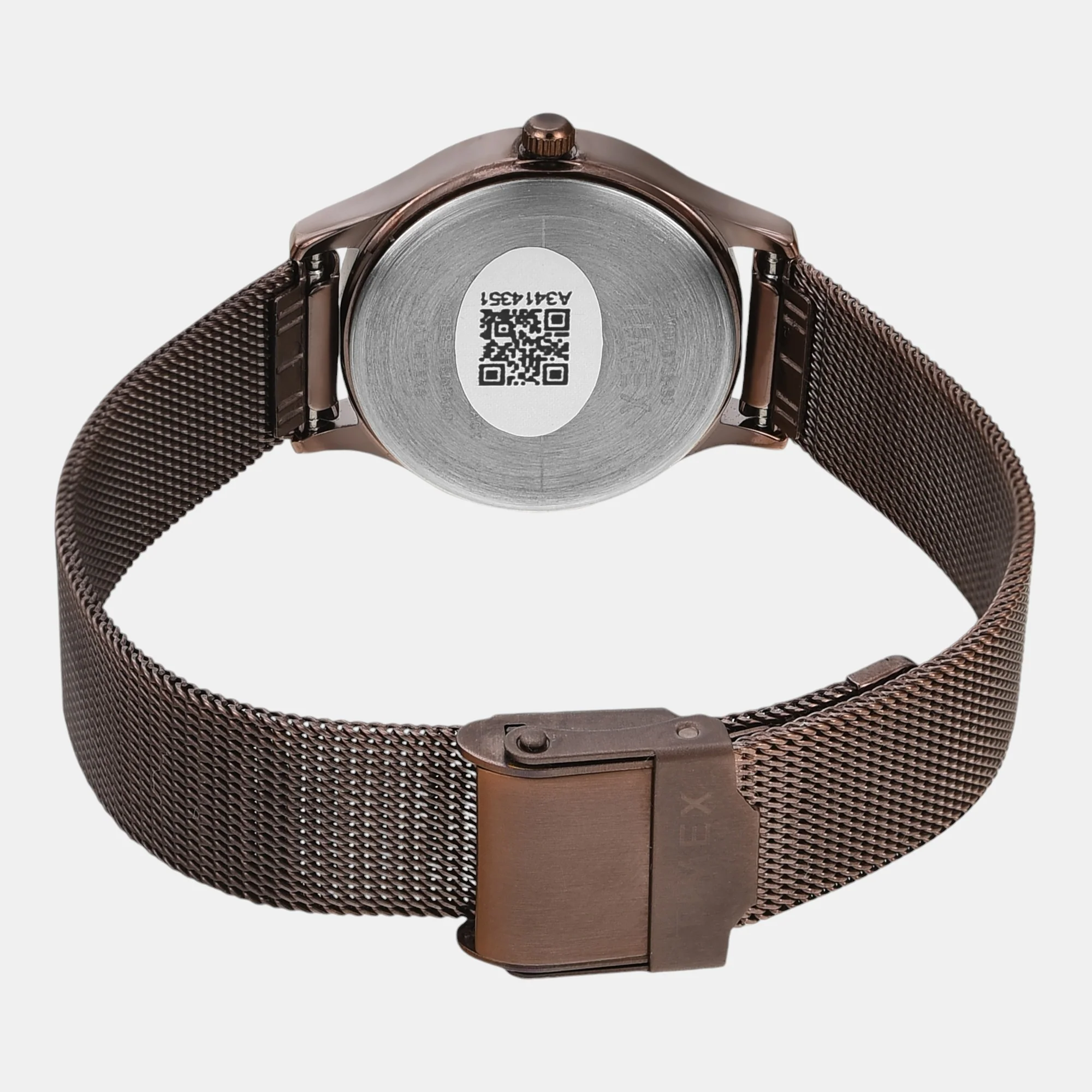 Fashion Women Quartz Brown Dial Analog Mesh Watch TW0TL8718 - Image 5